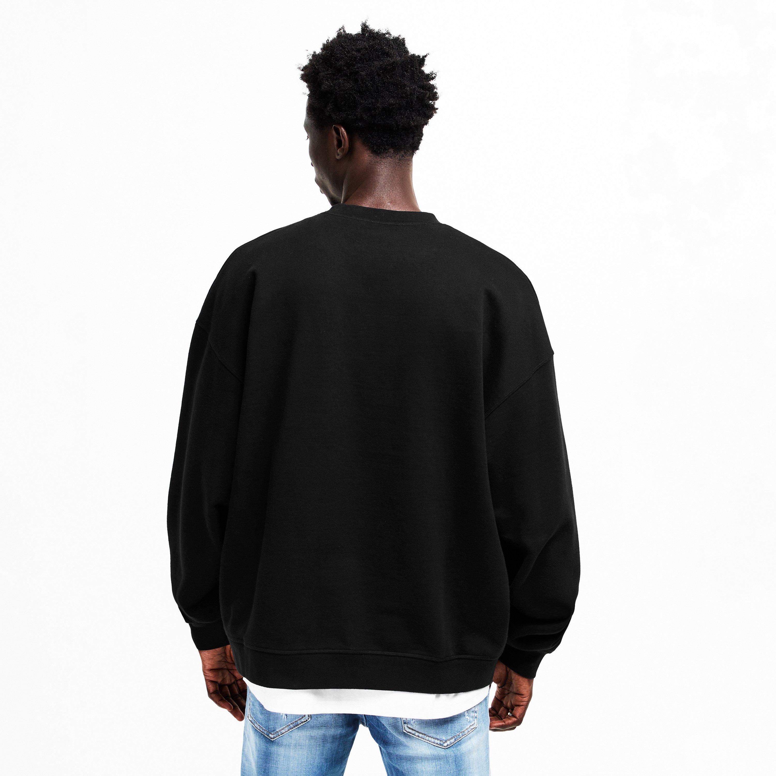 Black - DSquared2 - Men's DSQ Big Signature Crew Sweatshirt - 4