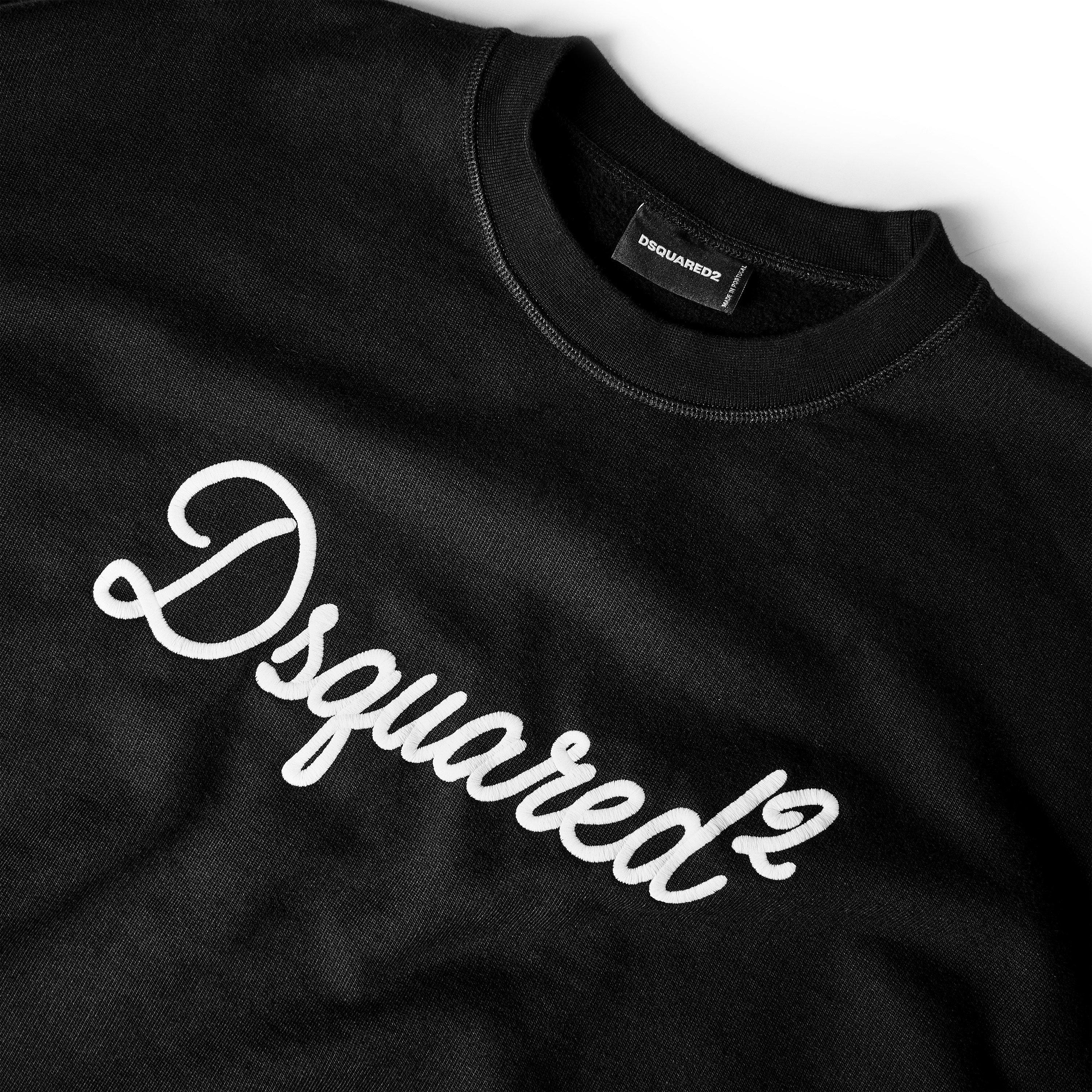 Black - DSquared2 - DSQ Big Sig Crew Sn61 - 3