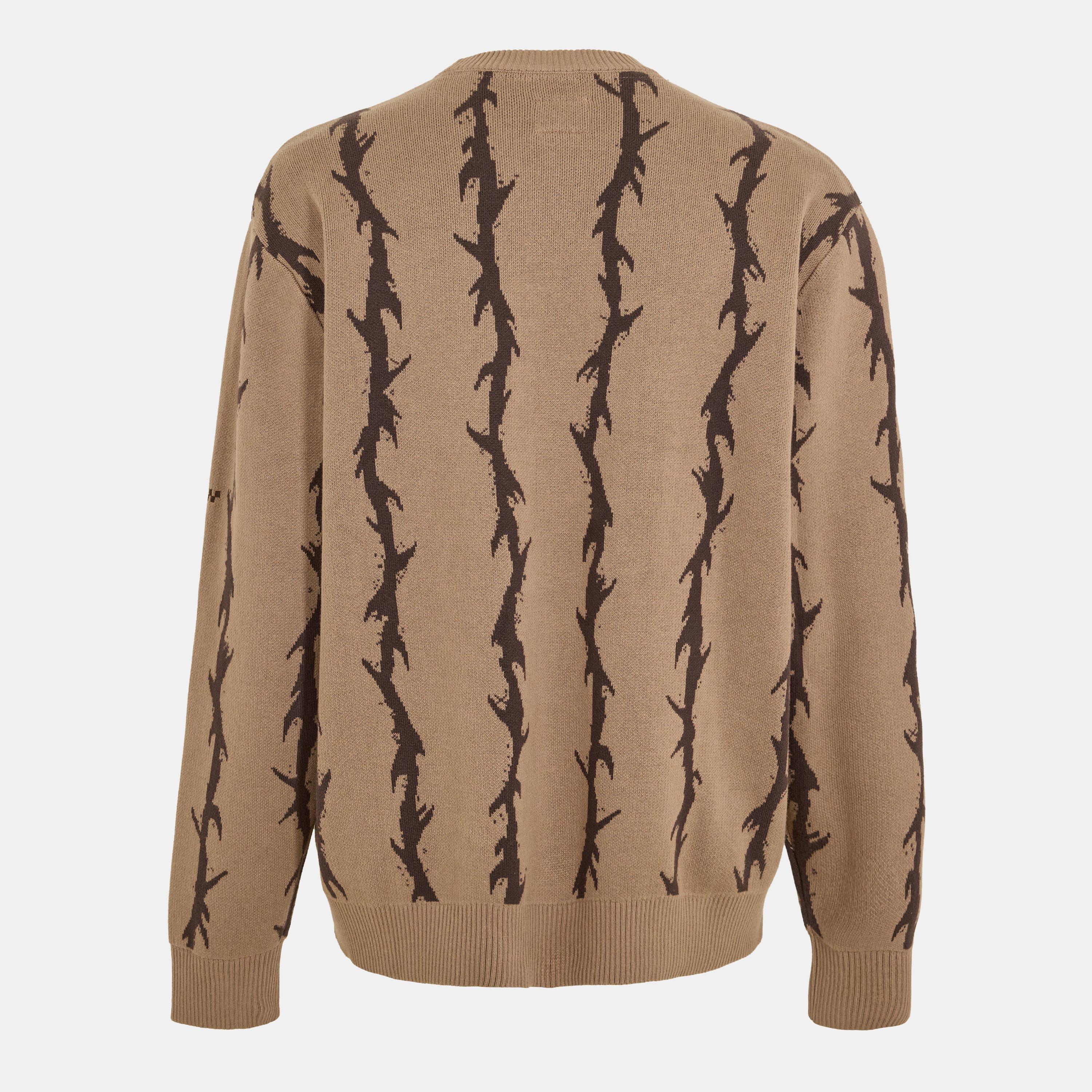 Walnut - Vans - Adults Skate Thorn Walnut Crew Sweatshirt - 2