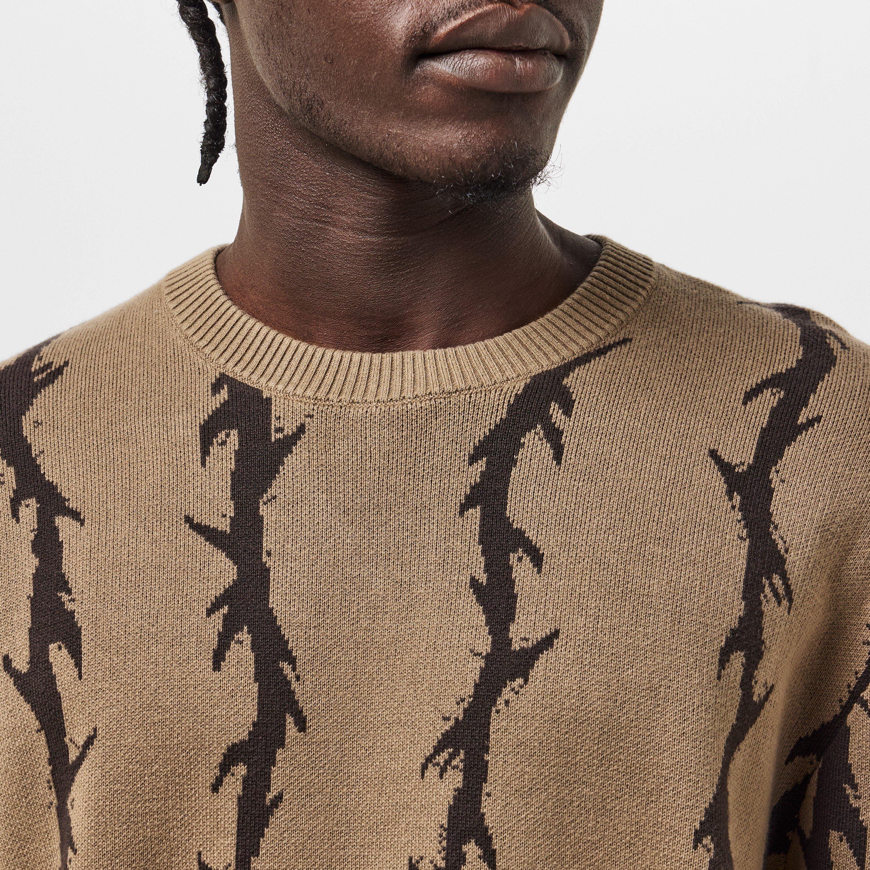 Walnut - Vans - Adults Skate Thorn Walnut Crew Sweatshirt - 5