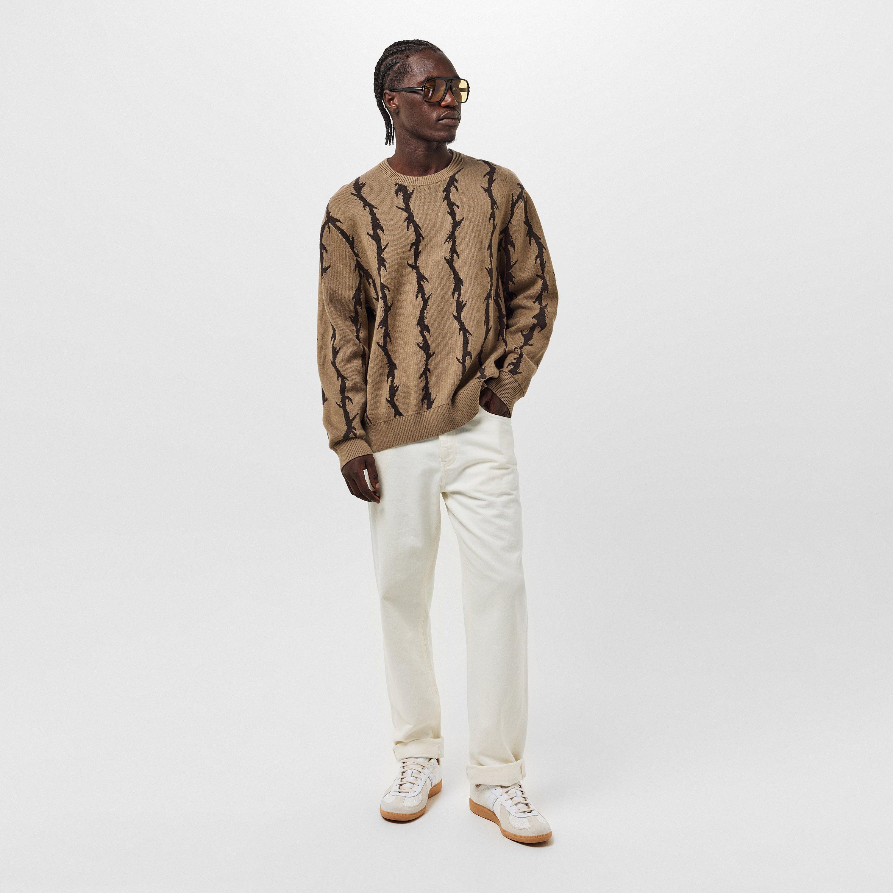 Walnut - Vans - Adults Skate Thorn Walnut Crew Sweatshirt - 6