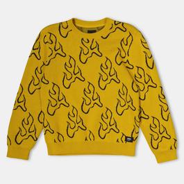 Vans Kids' Harvest Gold Blaze Crew Sweatshirt