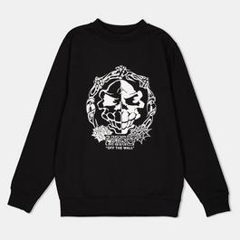 Vans Mister Sinister Loose Crew Black Sweatshirt Unisex Kids