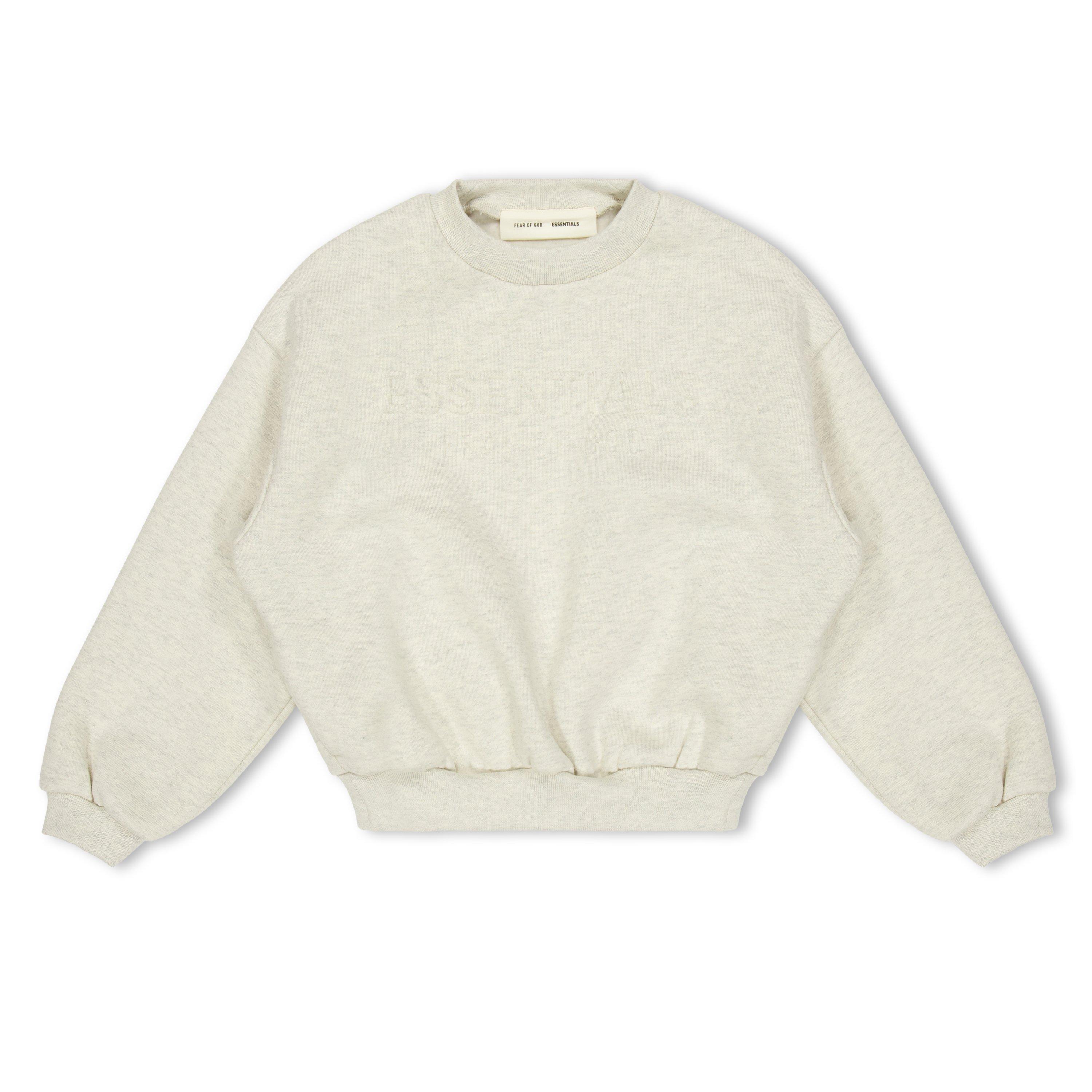 Oatmeal Heather - Fear Of God Essentials - FGE Ess Crew Swt Jn61 - 1