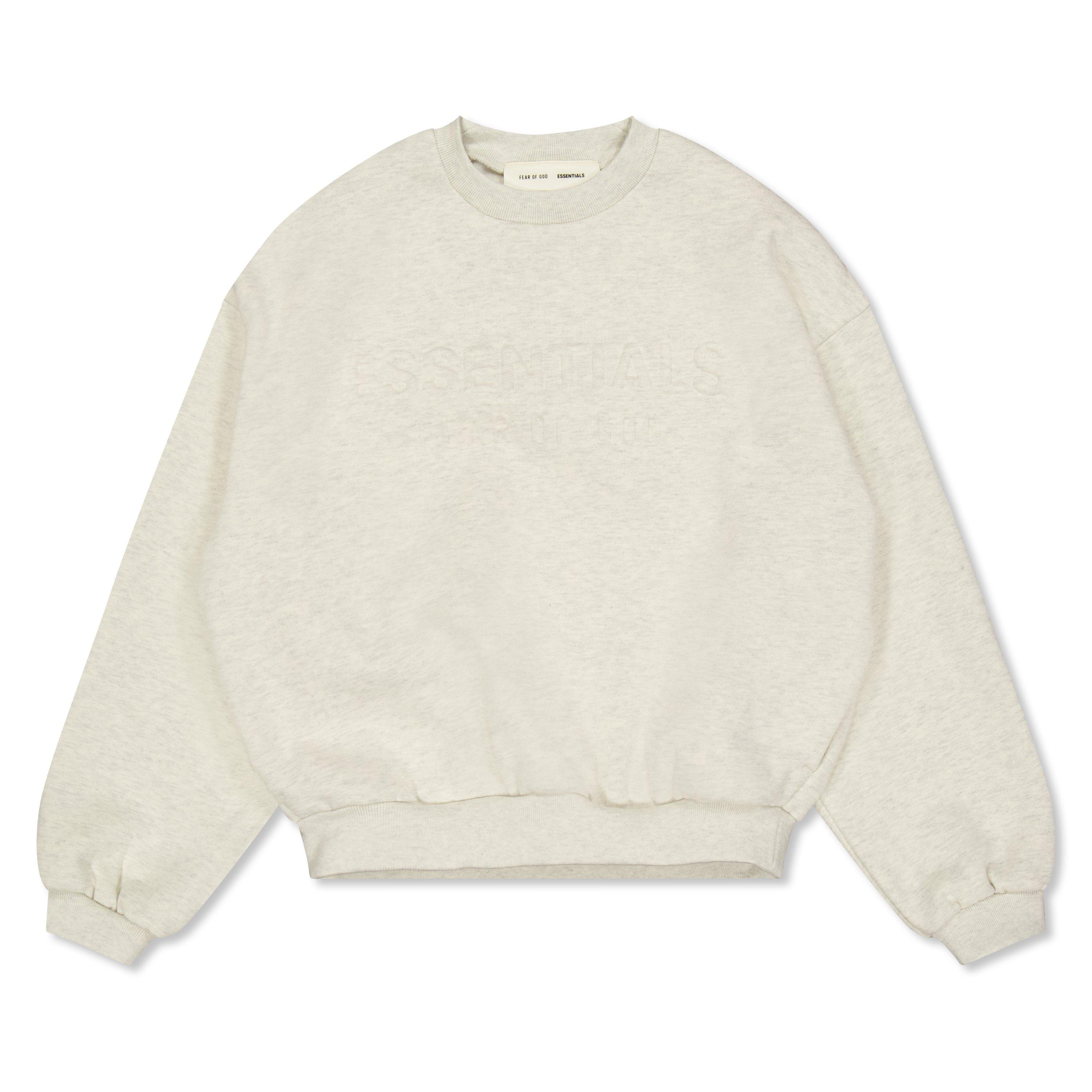 Oatmeal Heather - Fear Of God Essentials - FGE Ess Crew Swt Jn61 - 1