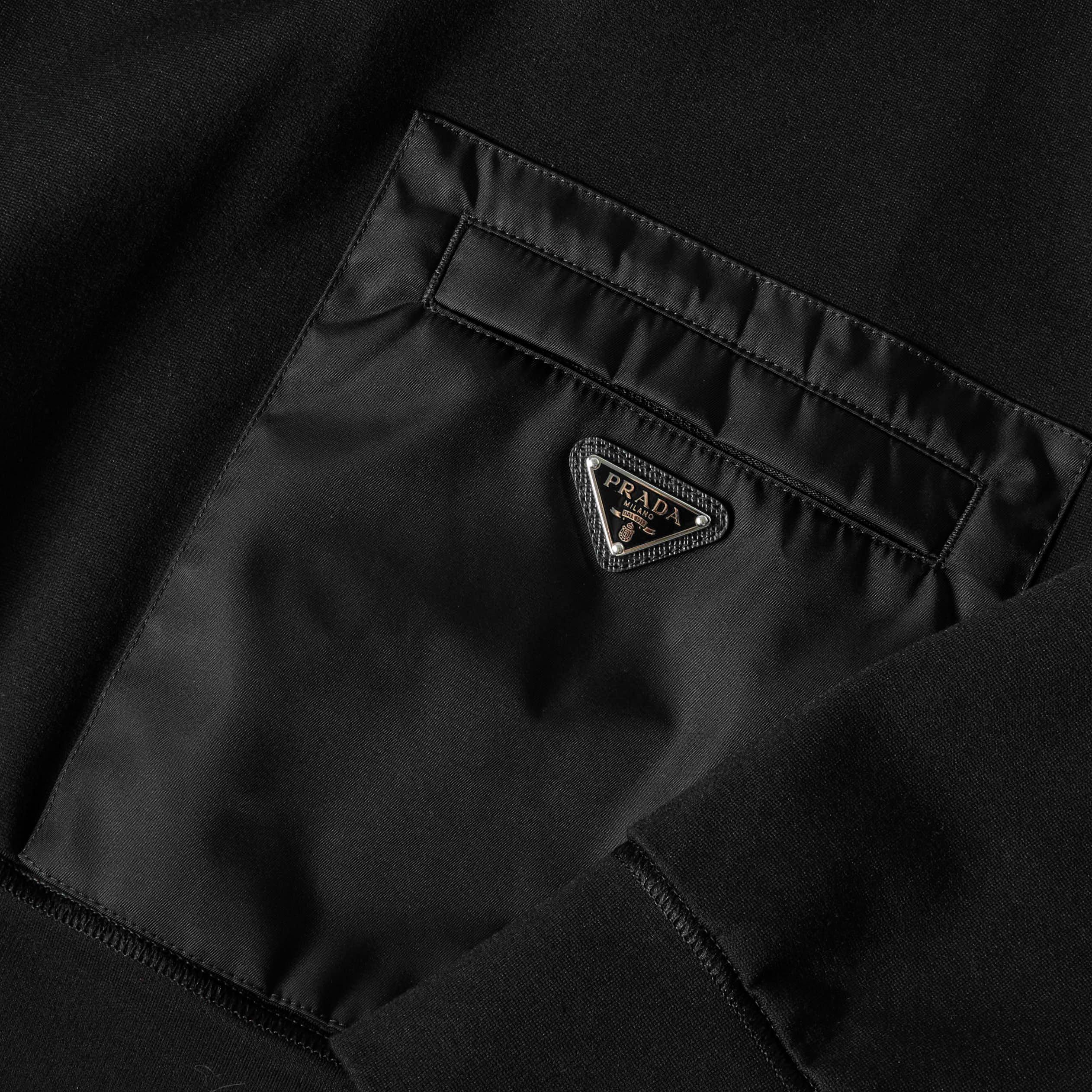 Black - Prada - Men's Crew Sweatshirt - 3