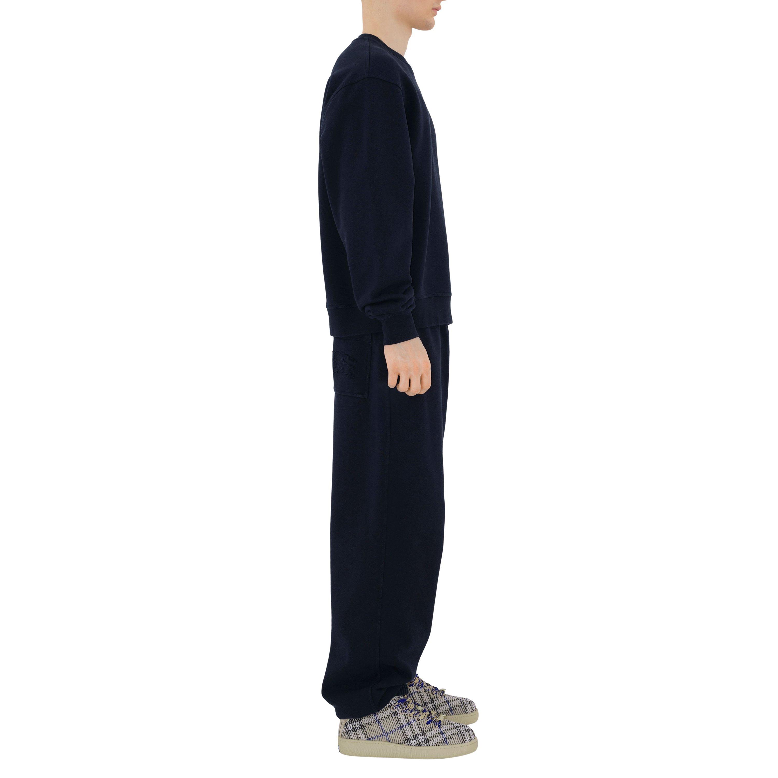 Navy - Burberry - Crew Sweatshirt - 2