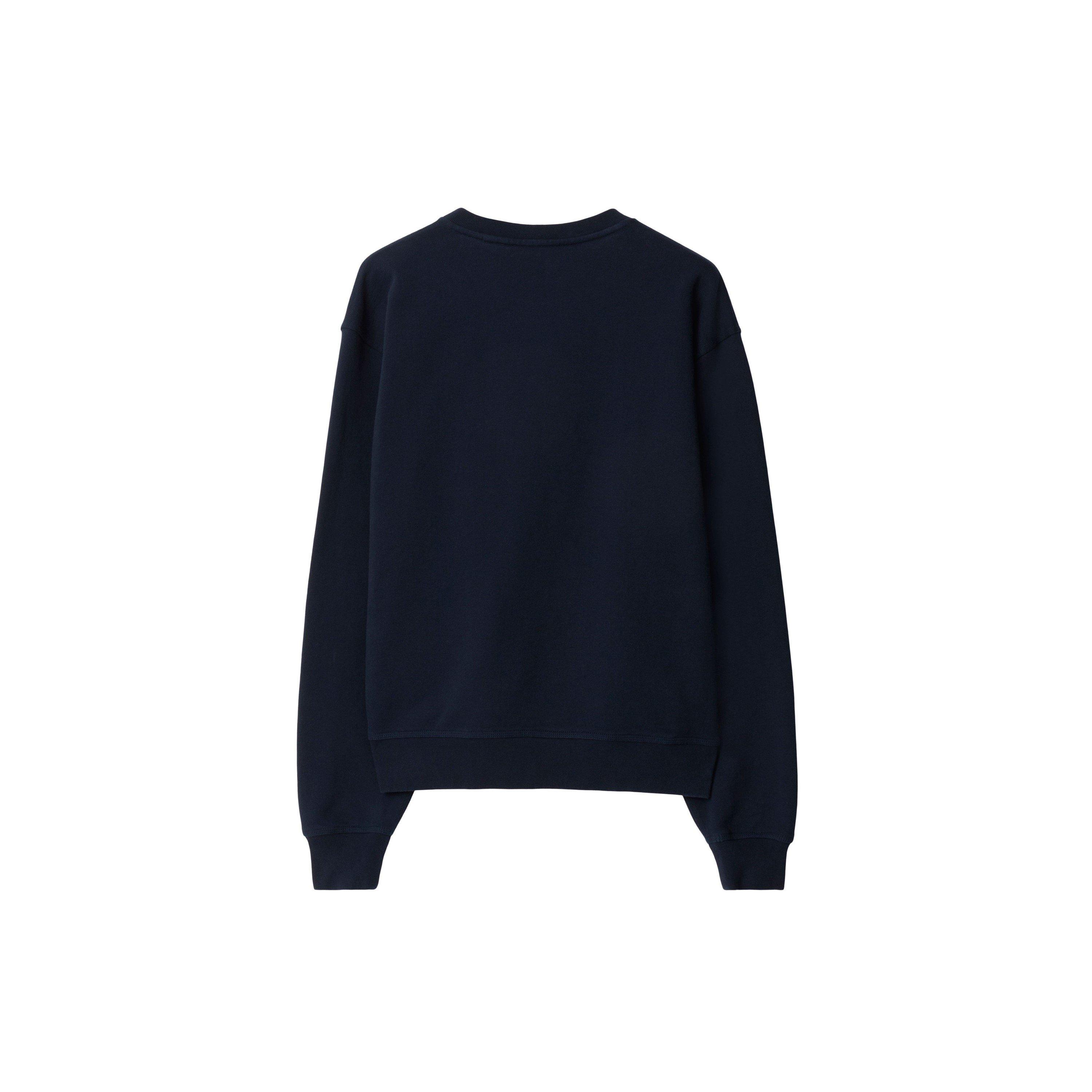 Navy - Burberry - Crew Sweatshirt - 5
