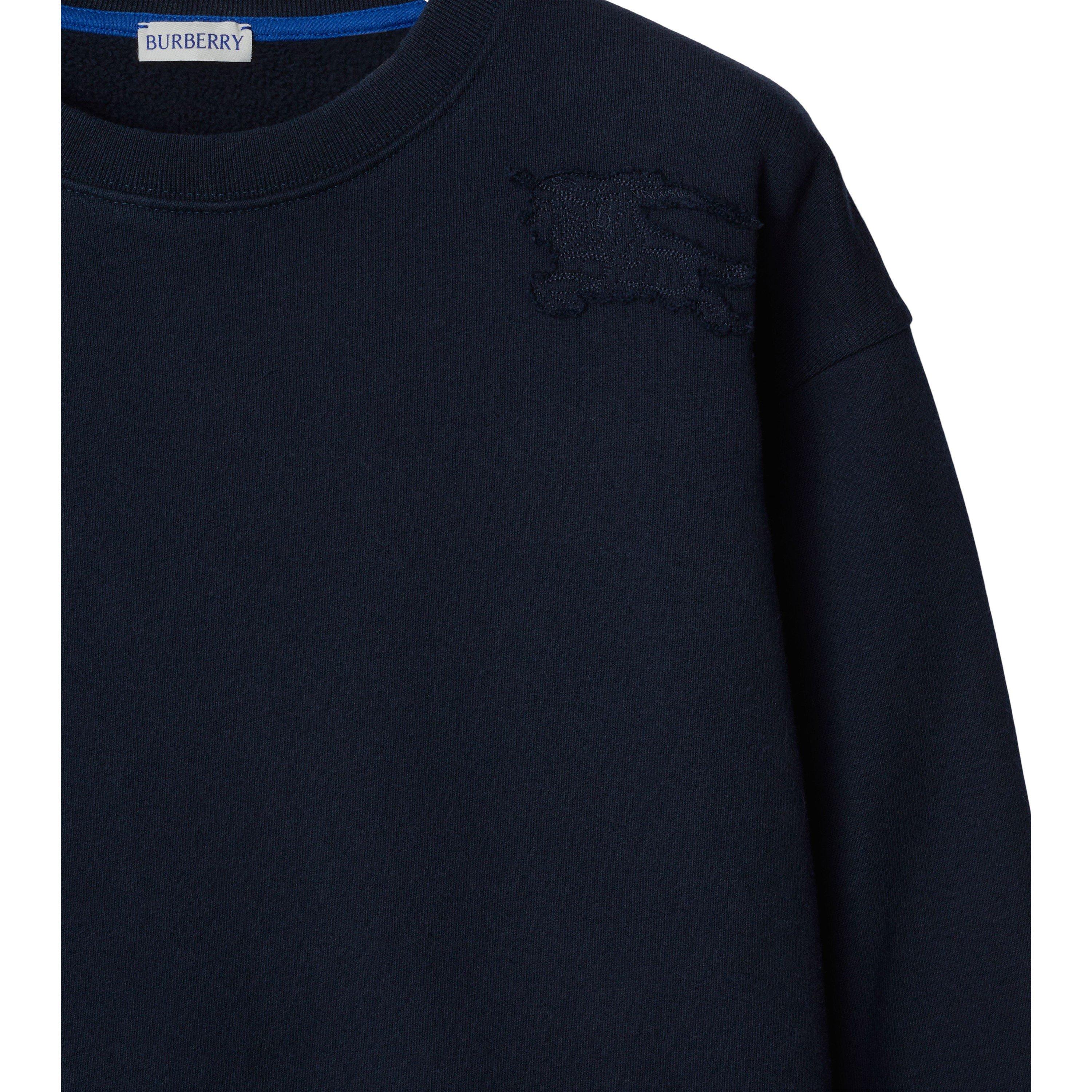 Navy - Burberry - Crew Sweatshirt - 6