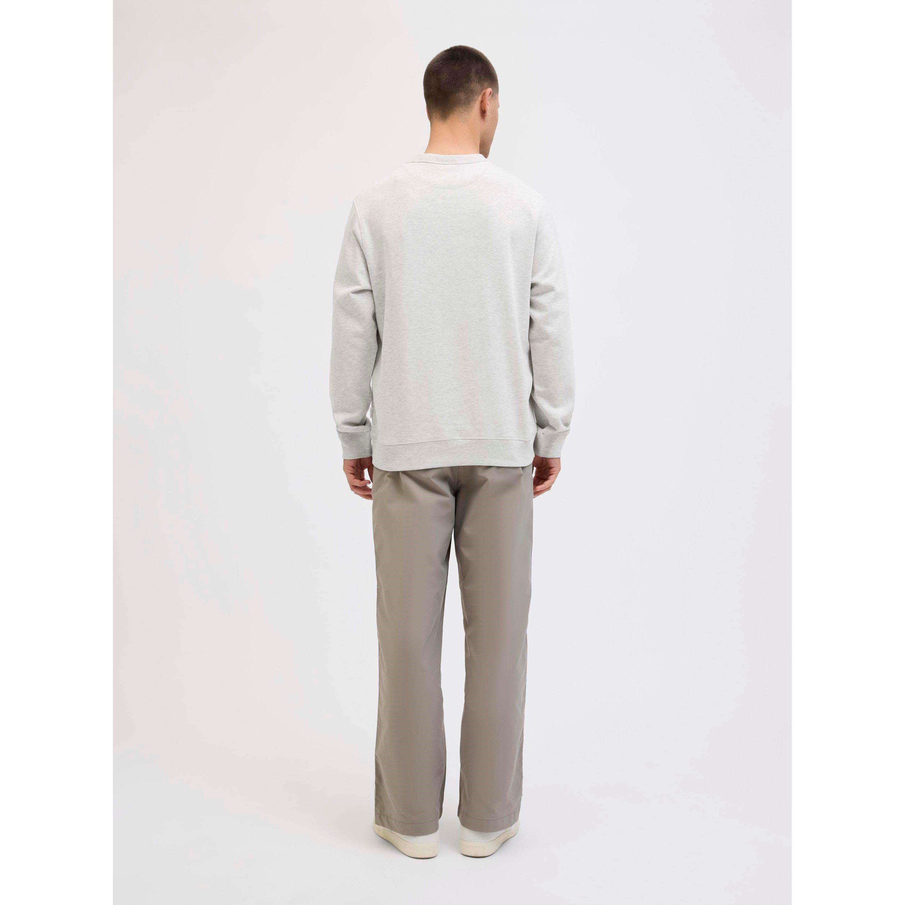 White Melange - Jack and Jones - Norrebro Crew Sweat Mens - 3