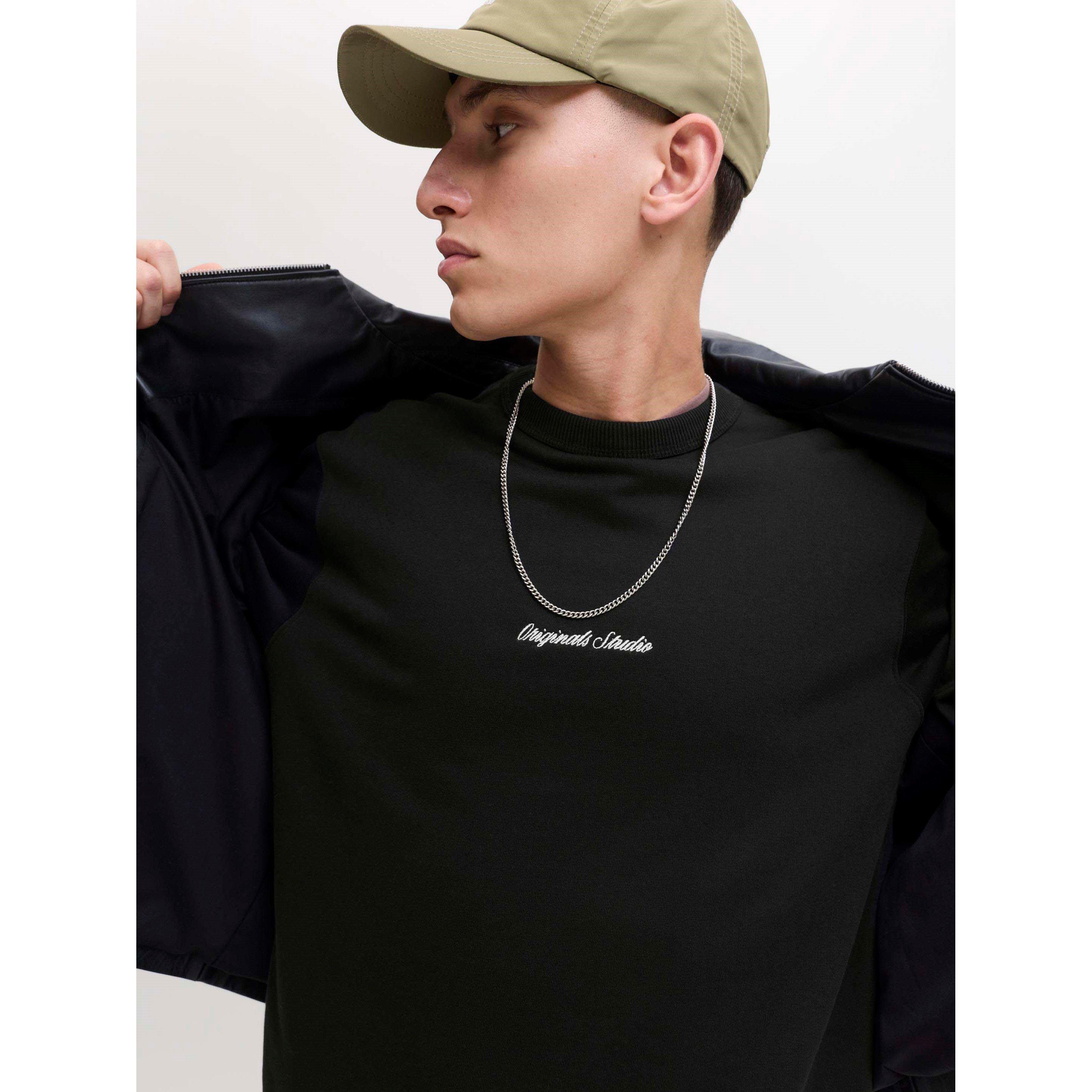 Schwarz - Jack and Jones - Norrebro Crew Sweat Mens - 6