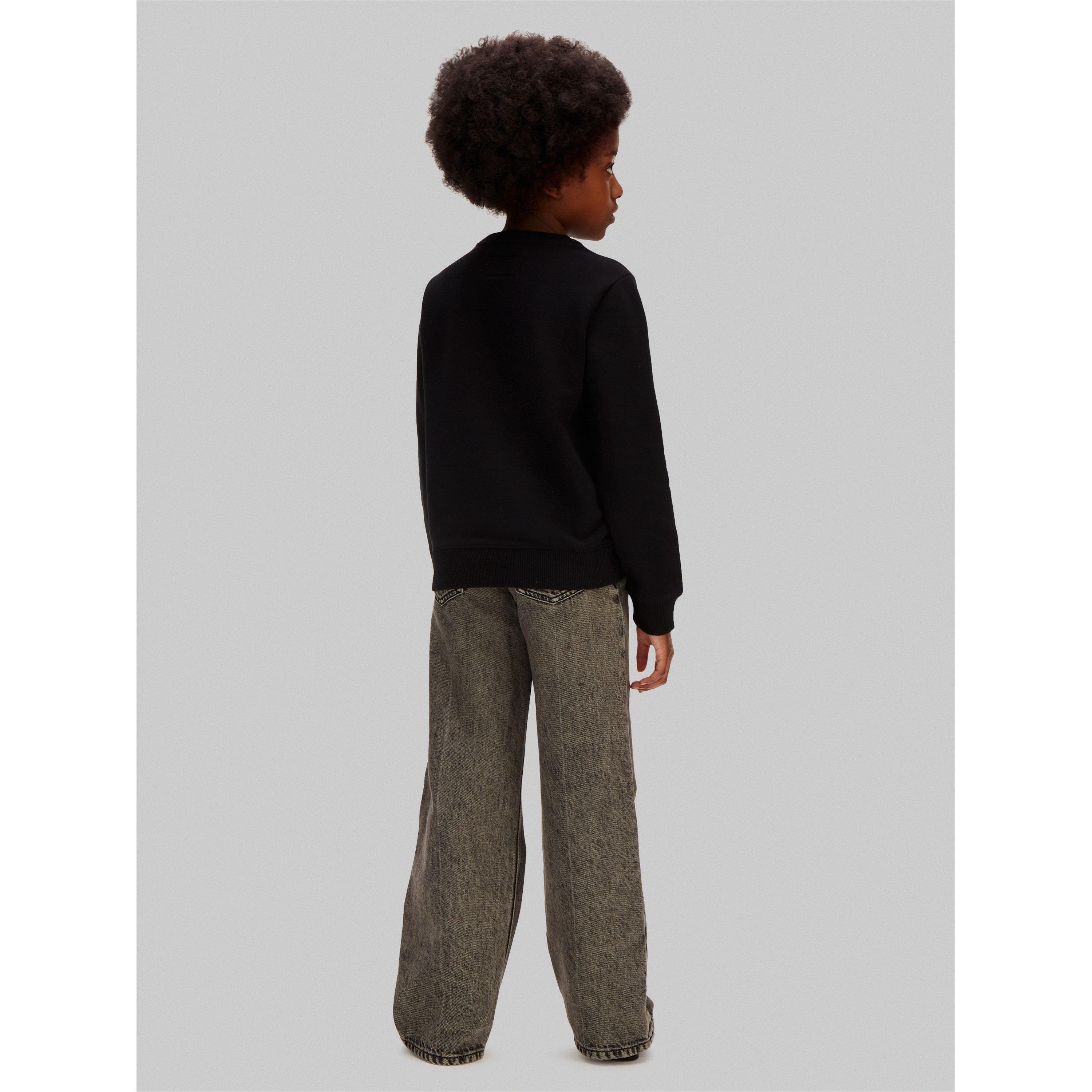 CK Black BEH - Calvin Klein Jeans - CKJ Badge Logo Crew Jn62 - 5