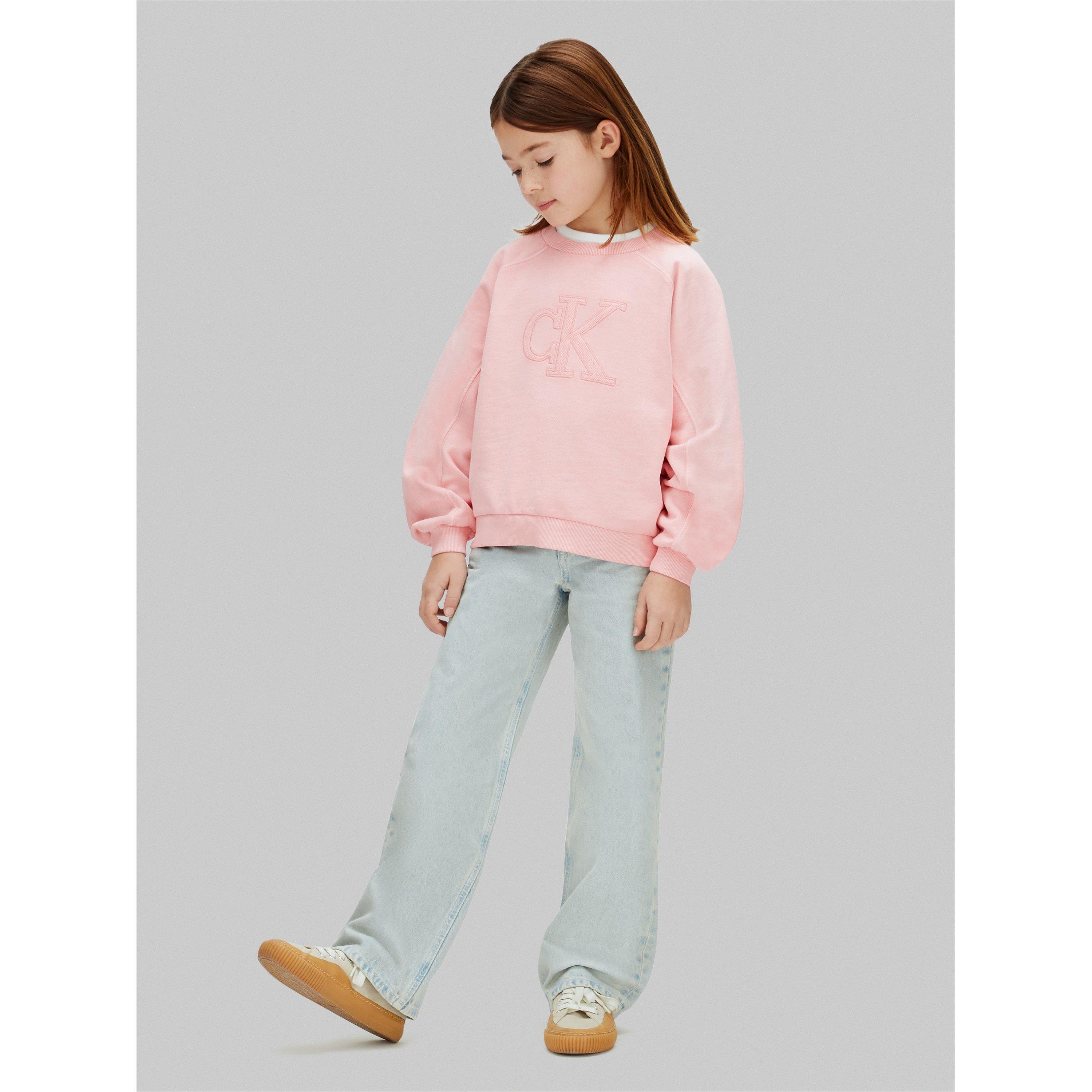 Quartz Pink TFL - Calvin Klein Jeans - CKJ Logo Sweatshirt Jn62 - 3