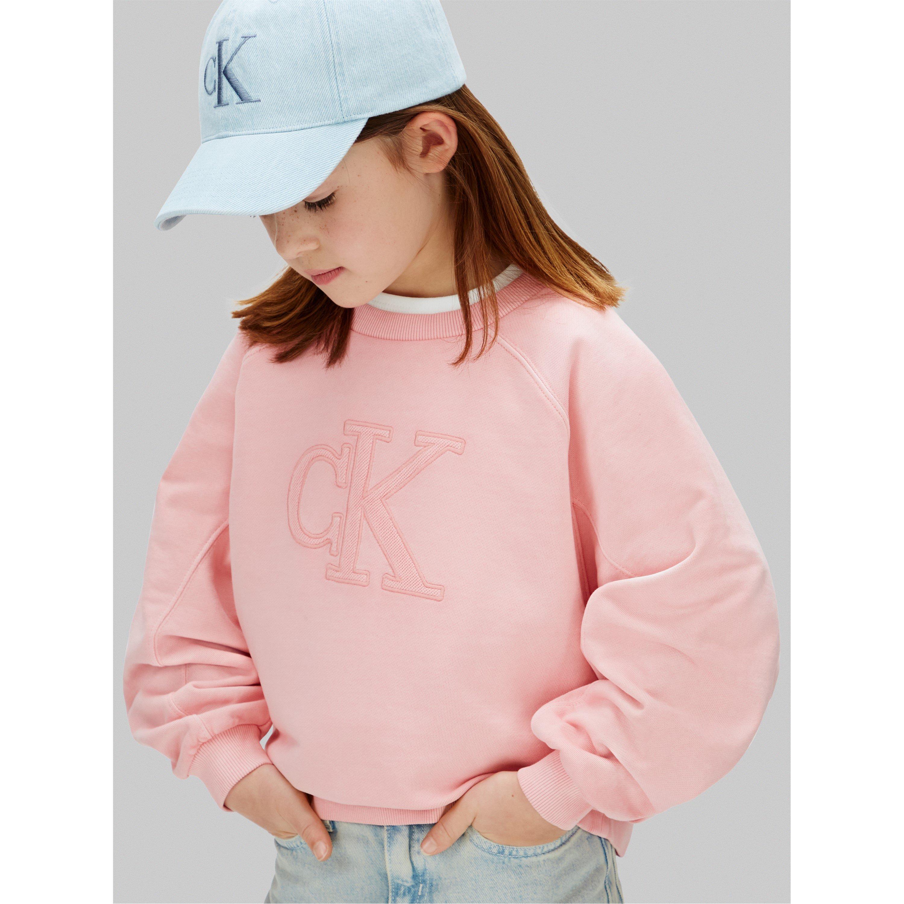 Quartz Pink TFL - Calvin Klein Jeans - CKJ Logo Sweatshirt Jn62 - 4