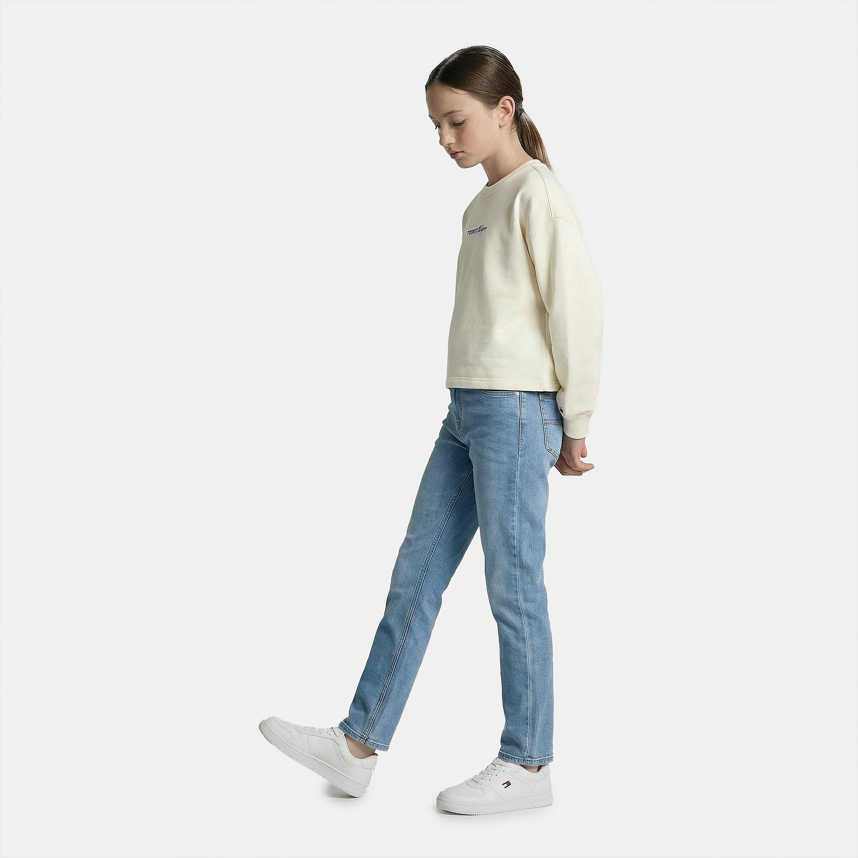 Ancnt White YBH - Tommy Hilfiger - Kids' Crew Sweatshirt - 5