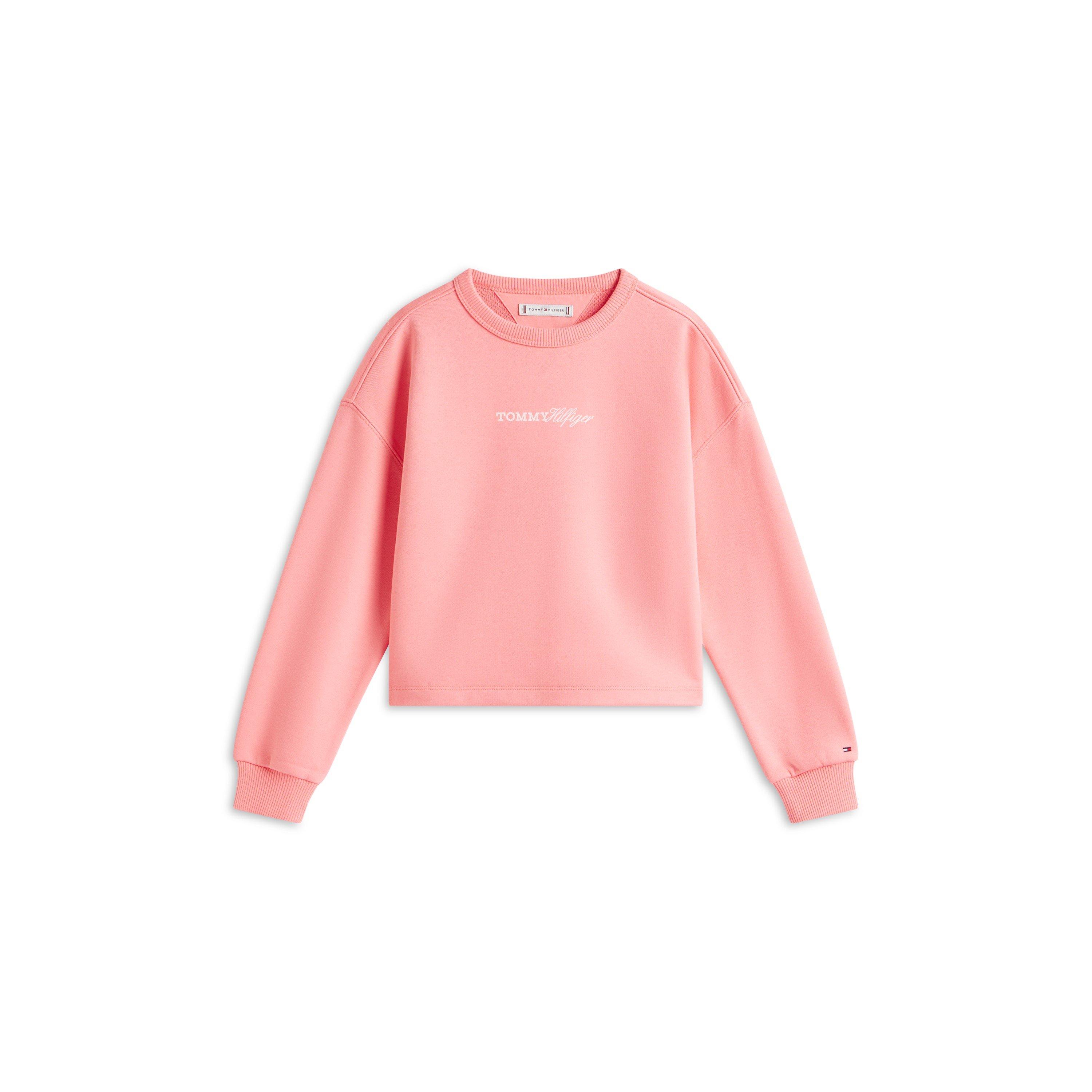 Tommy Hilfiger Girls Kids' Crew Sweatshirt - Tropical Blush - 12Y