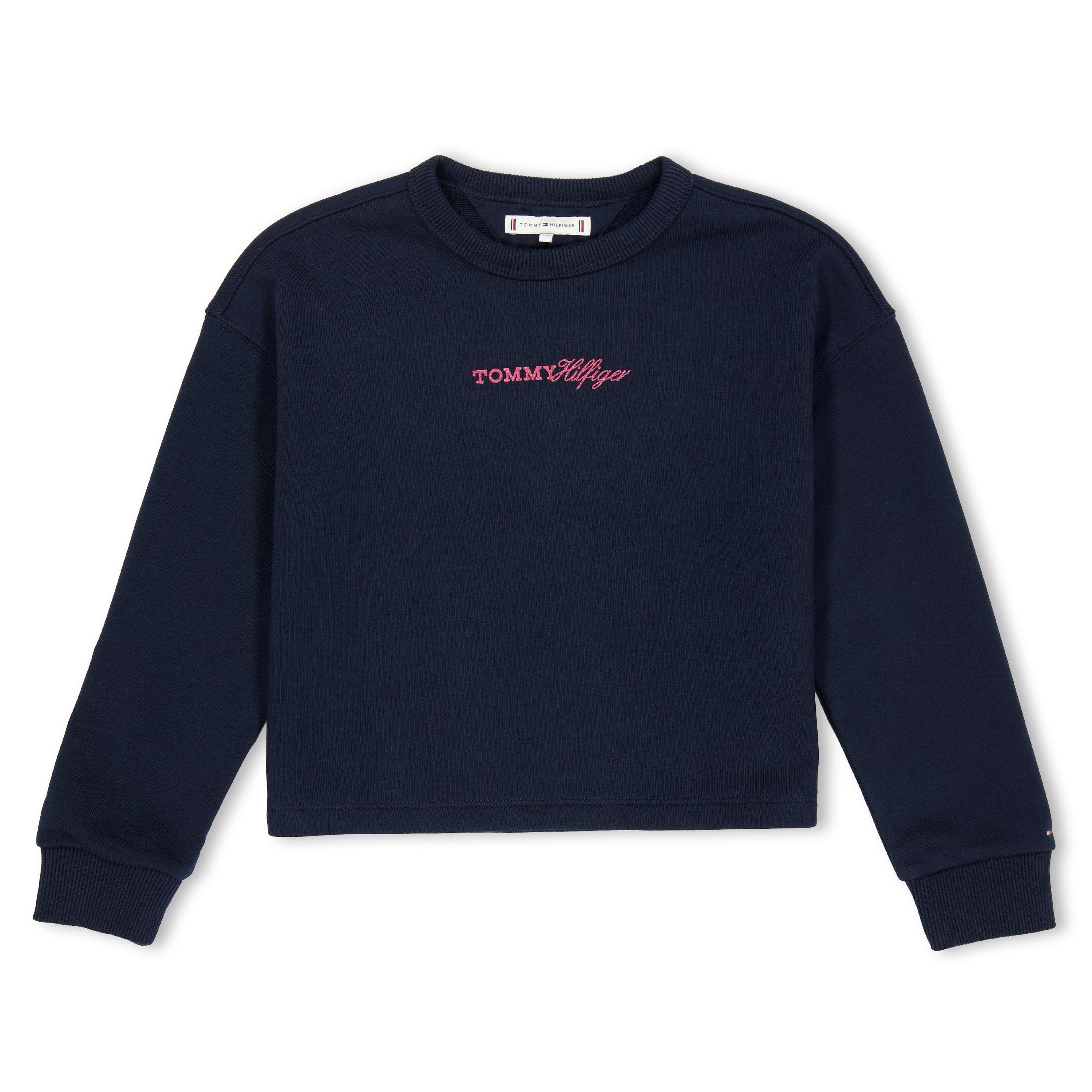 Tommy Hilfiger Kids' Crew Sweatshirt - Night Navy C1G - Size 12Y
