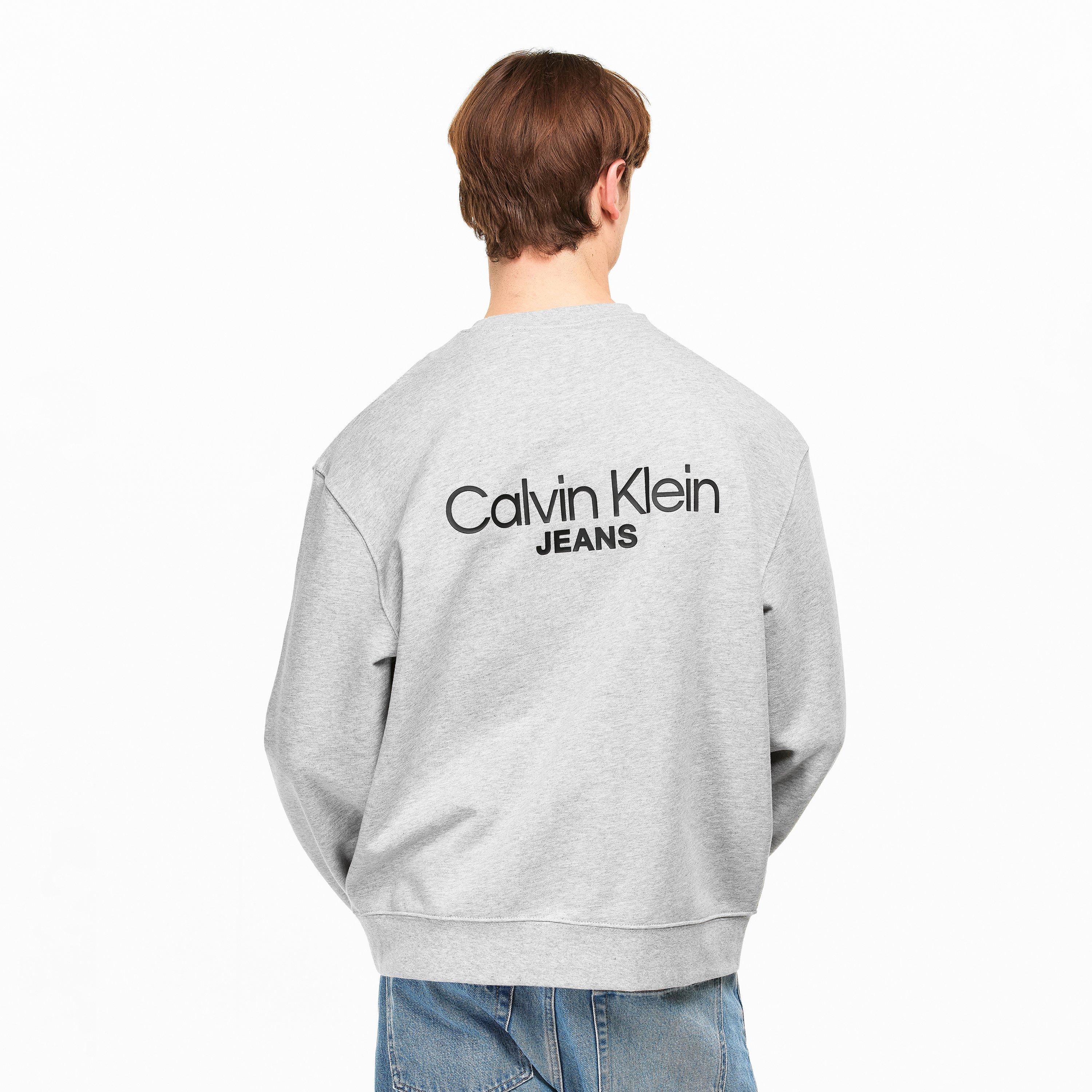 Heroïsch Grijs Htr - Calvin Klein Jeans - Men's Crew Sweatshirt - 4