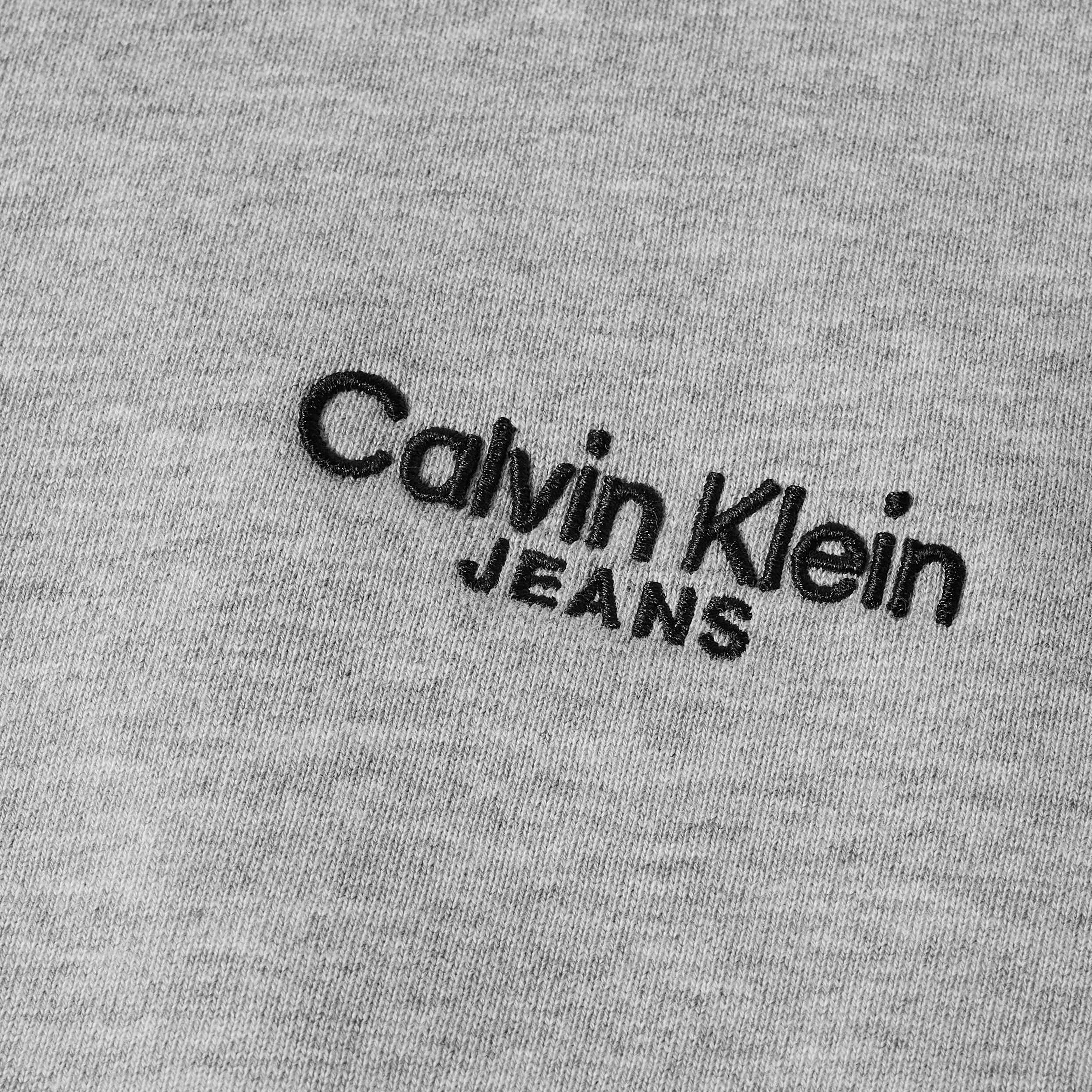 Heroisch Grau Htr - Calvin Klein Jeans - CKJ Back Print Crw Sn10 - 3