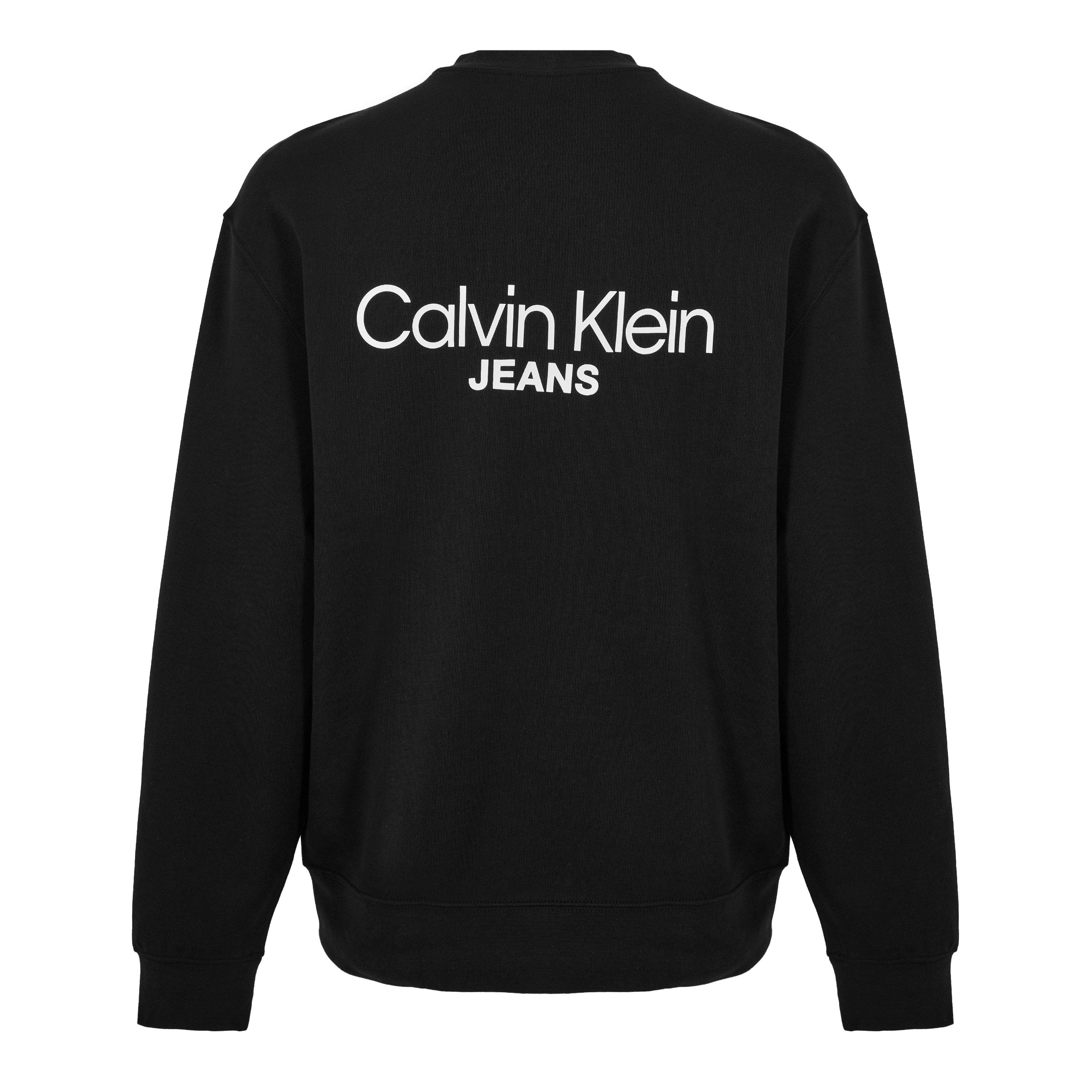 Black - Calvin Klein Jeans - Men's Crew Sweatshirt - 2