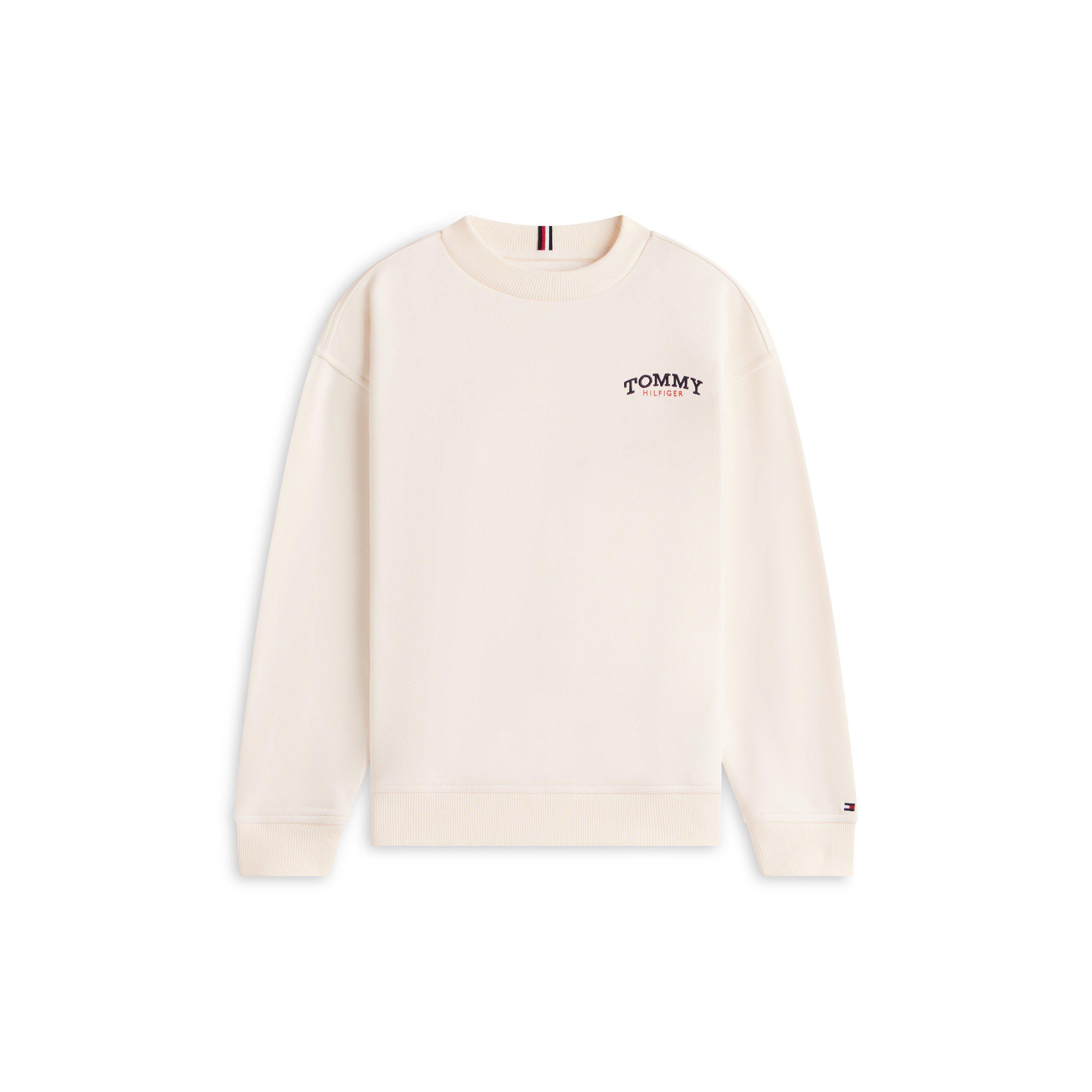 Tommy Hilfiger Kids' Monogram Crew Sweatshirt - Ancient White - Size 8Y