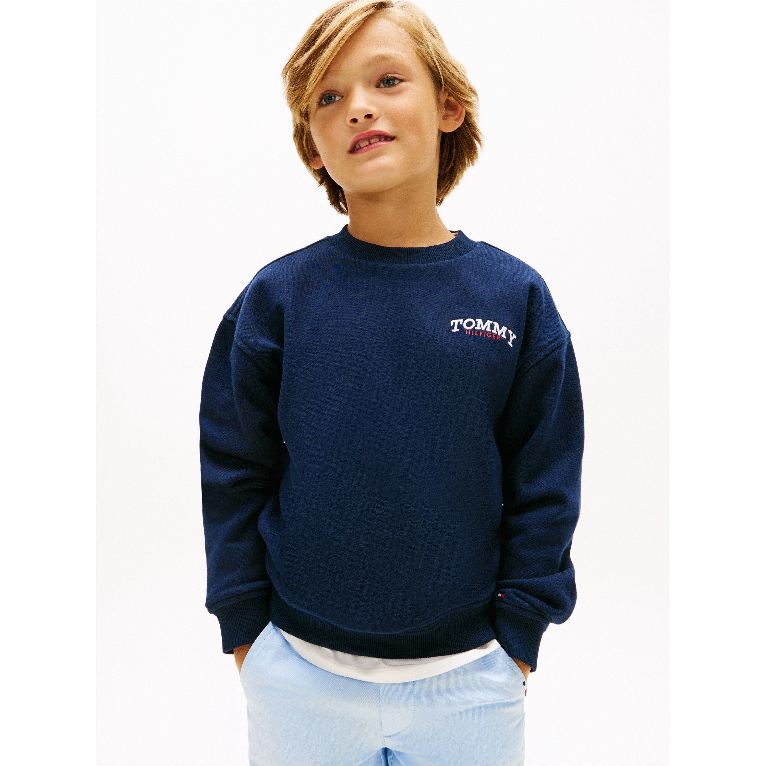 Nacht Marineblauw C1G - Tommy Hilfiger - Kids' Monogram Crew Sweatshirt - 2