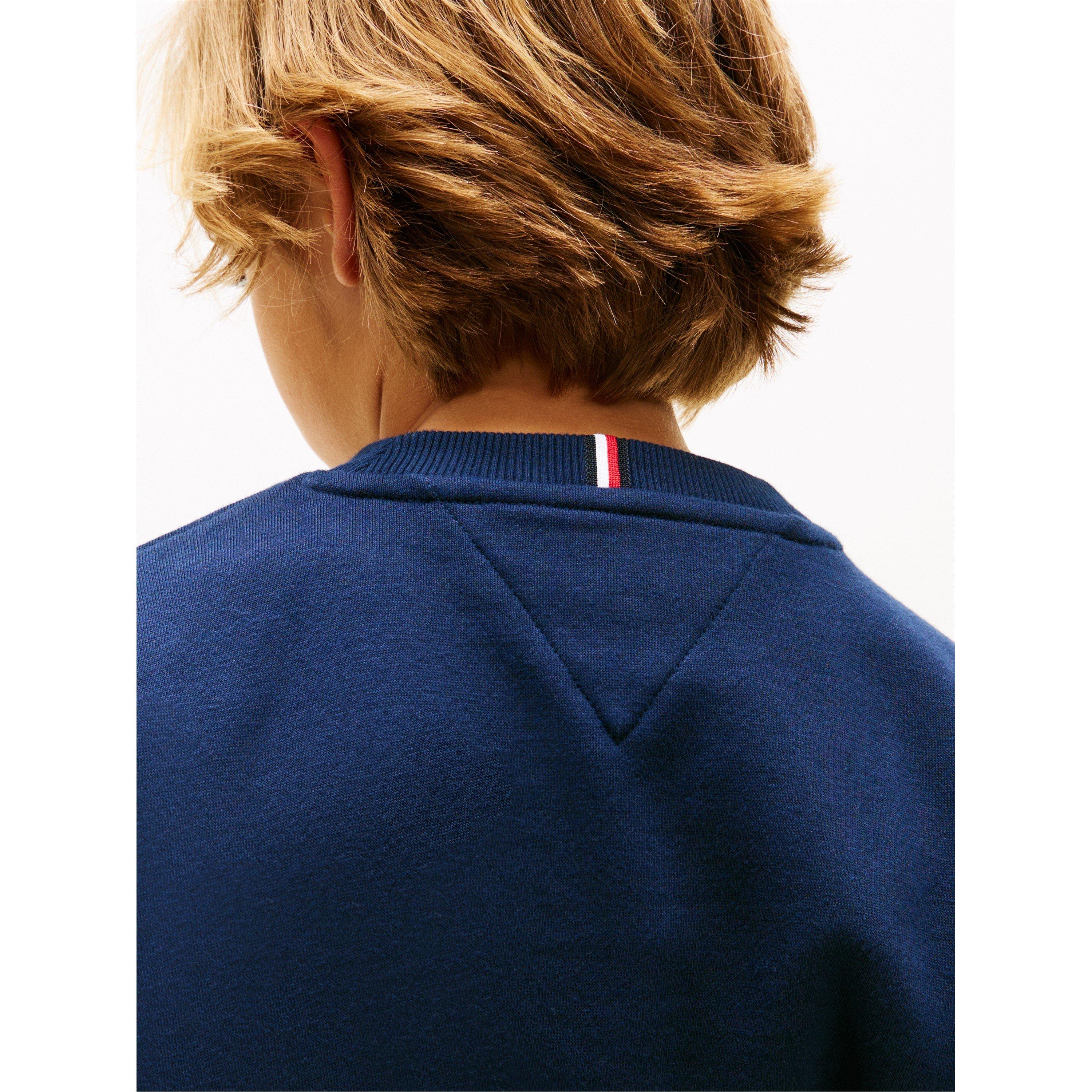 Nacht Marineblauw C1G - Tommy Hilfiger - Kids' Monogram Crew Sweatshirt - 3