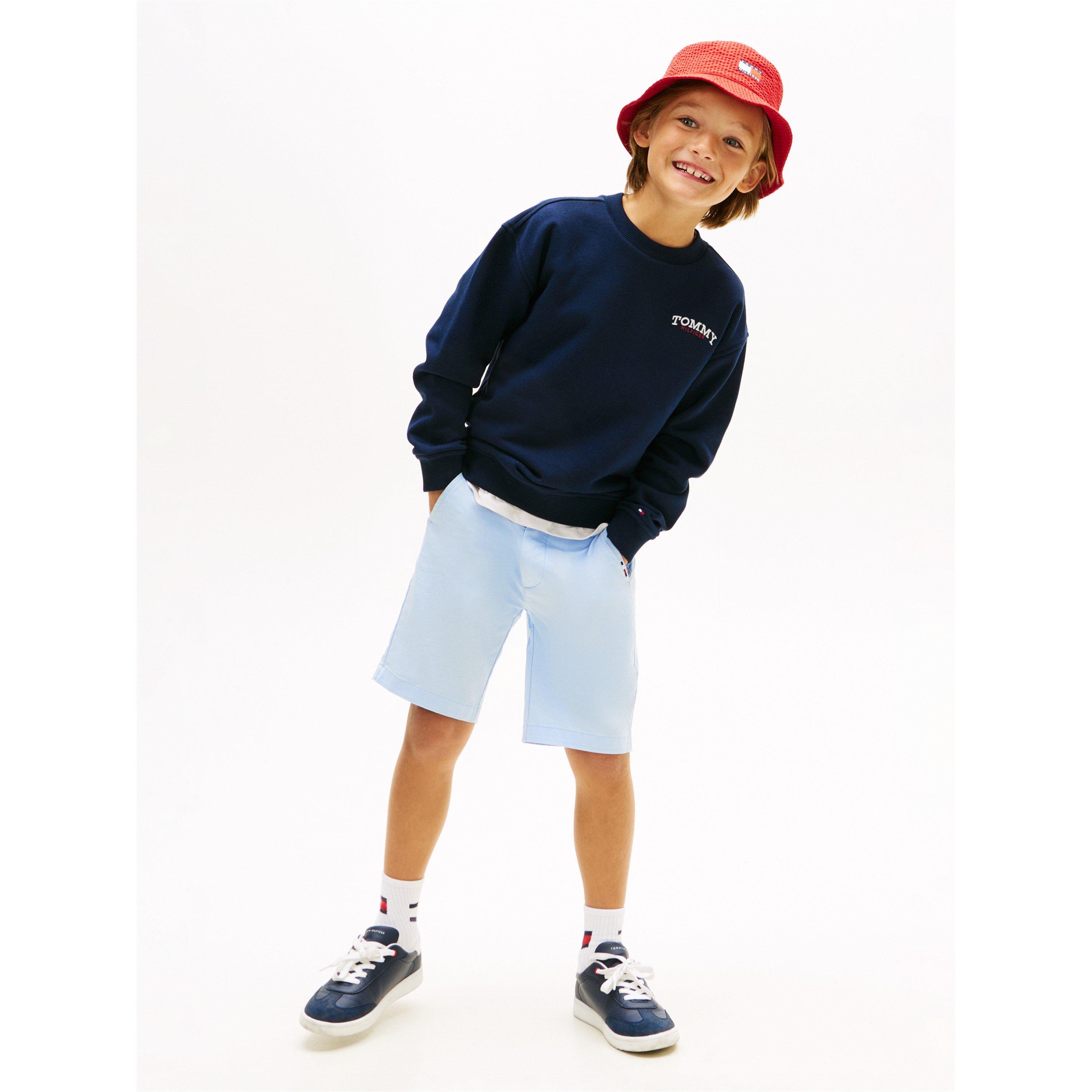 Nacht Marineblauw C1G - Tommy Hilfiger - Kids' Monogram Crew Sweatshirt - 4