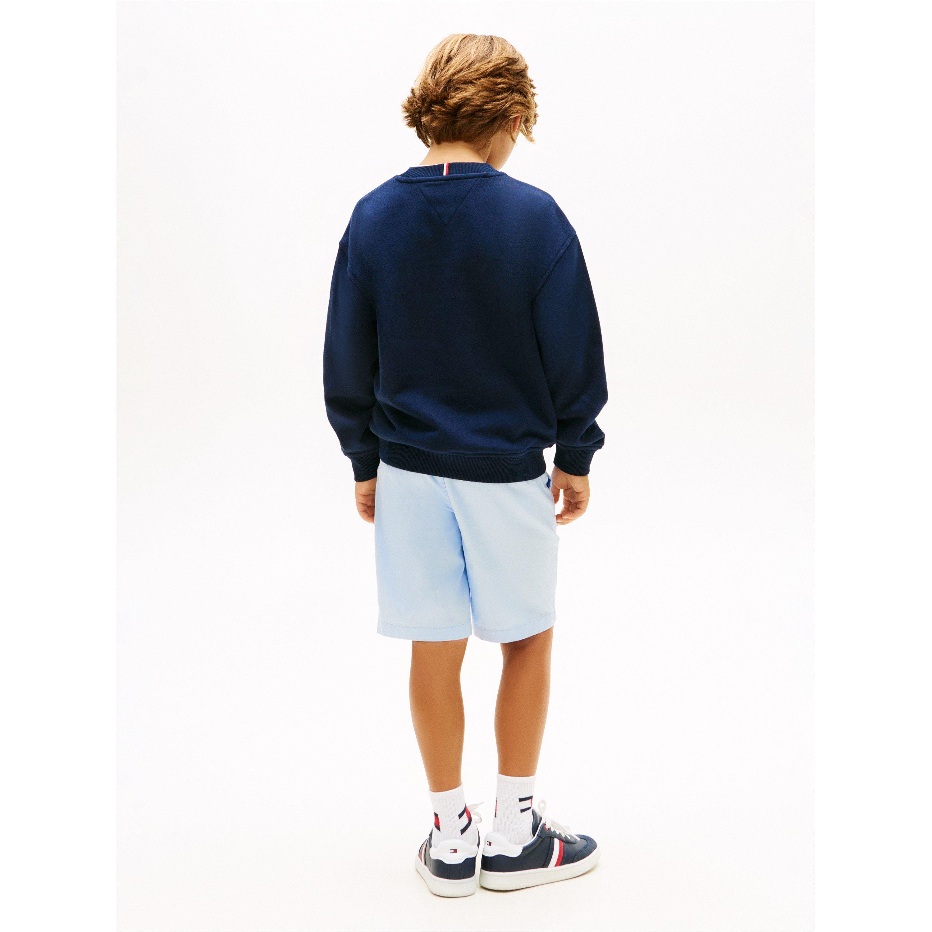 Nacht Marineblauw C1G - Tommy Hilfiger - Kids' Monogram Crew Sweatshirt - 5
