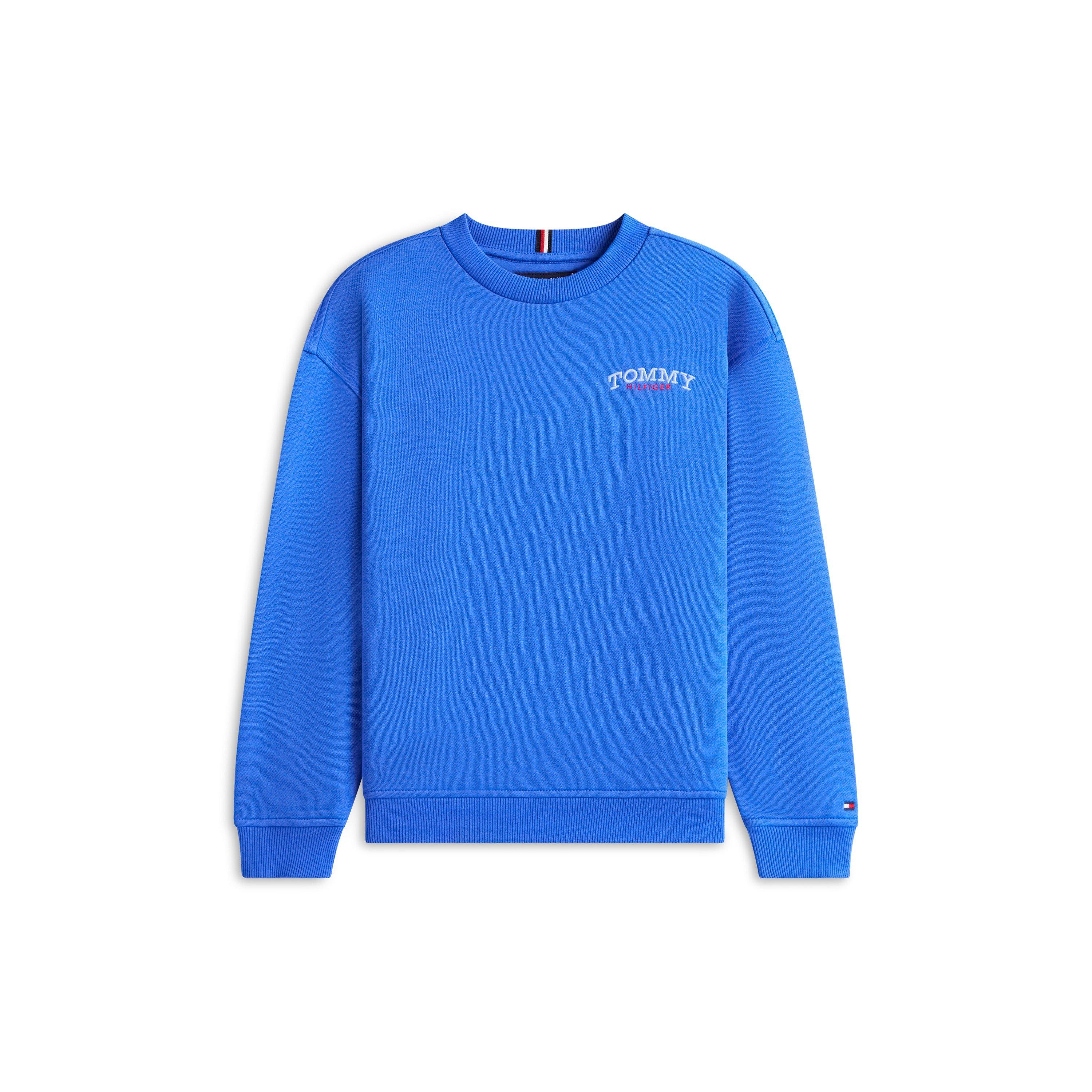 Tommy Hilfiger Boys Kids' Monogram Crew Sweatshirt - Empire Blue C6h - 8Y