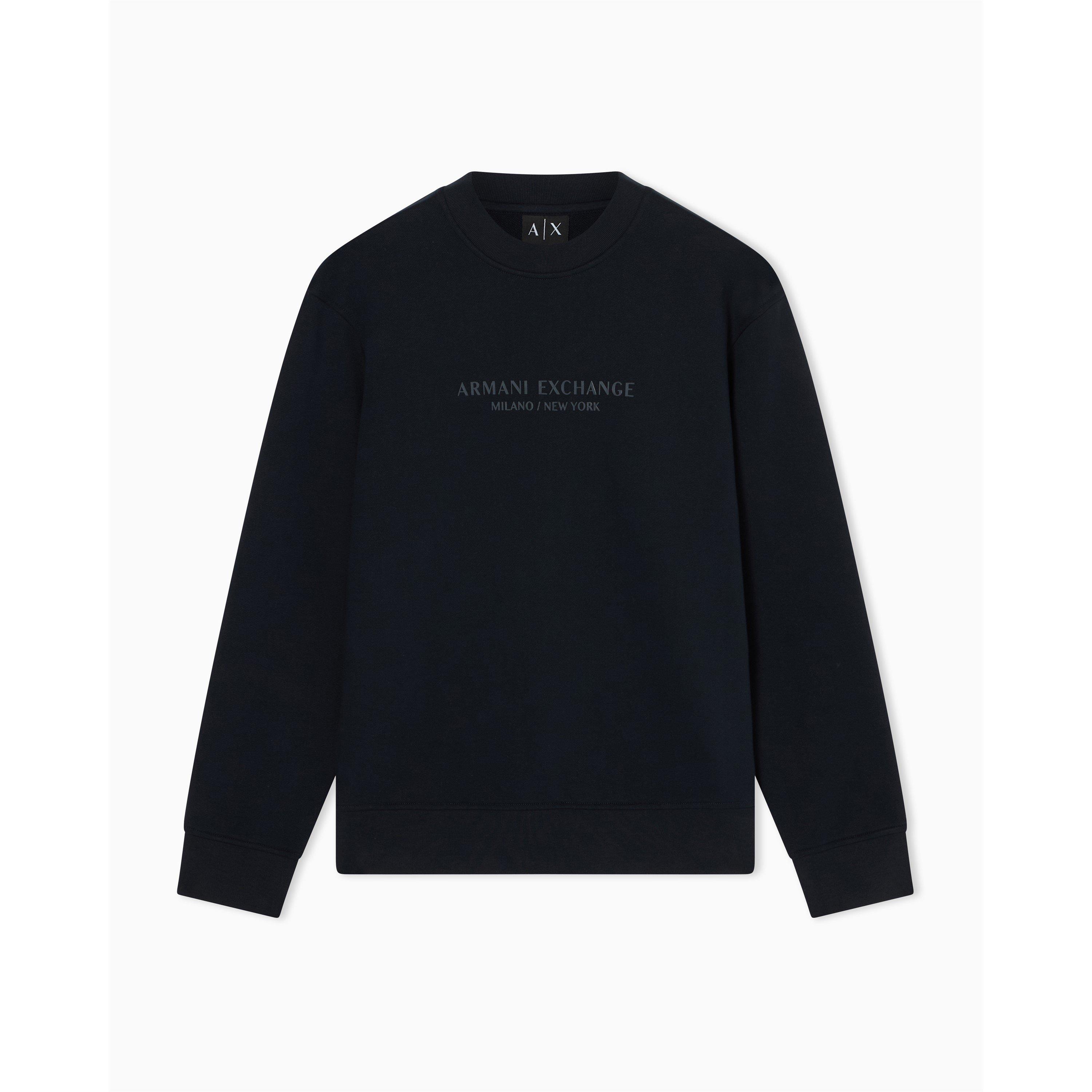 Navy - Armani Exchange - SWEATSHIRT - 5