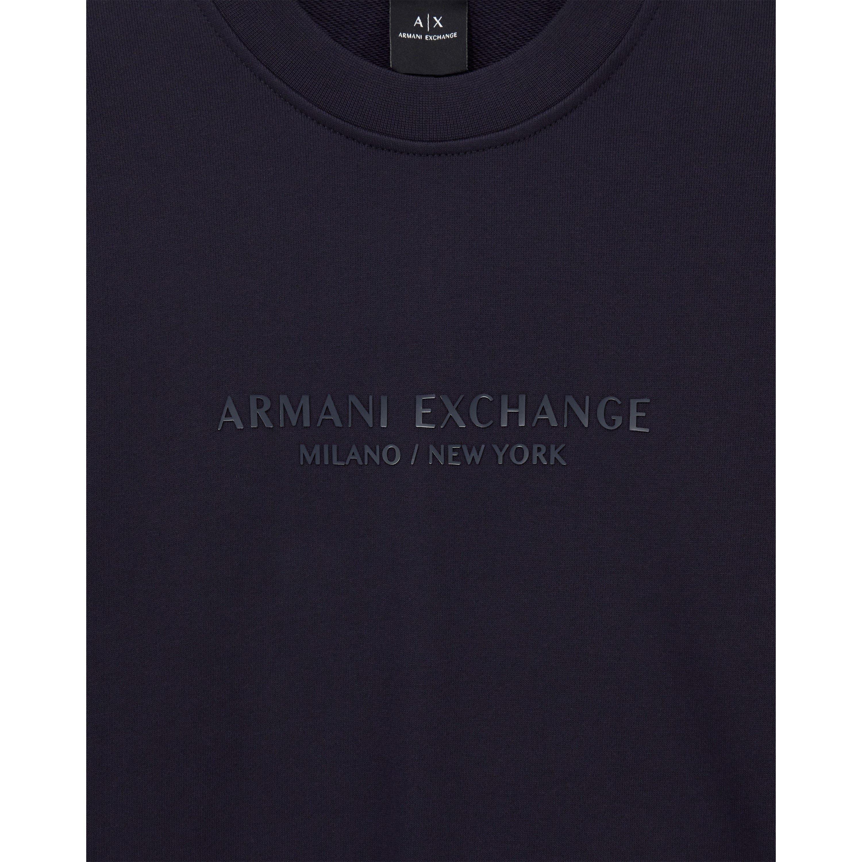 Navy - Armani Exchange - SWEATSHIRT - 4