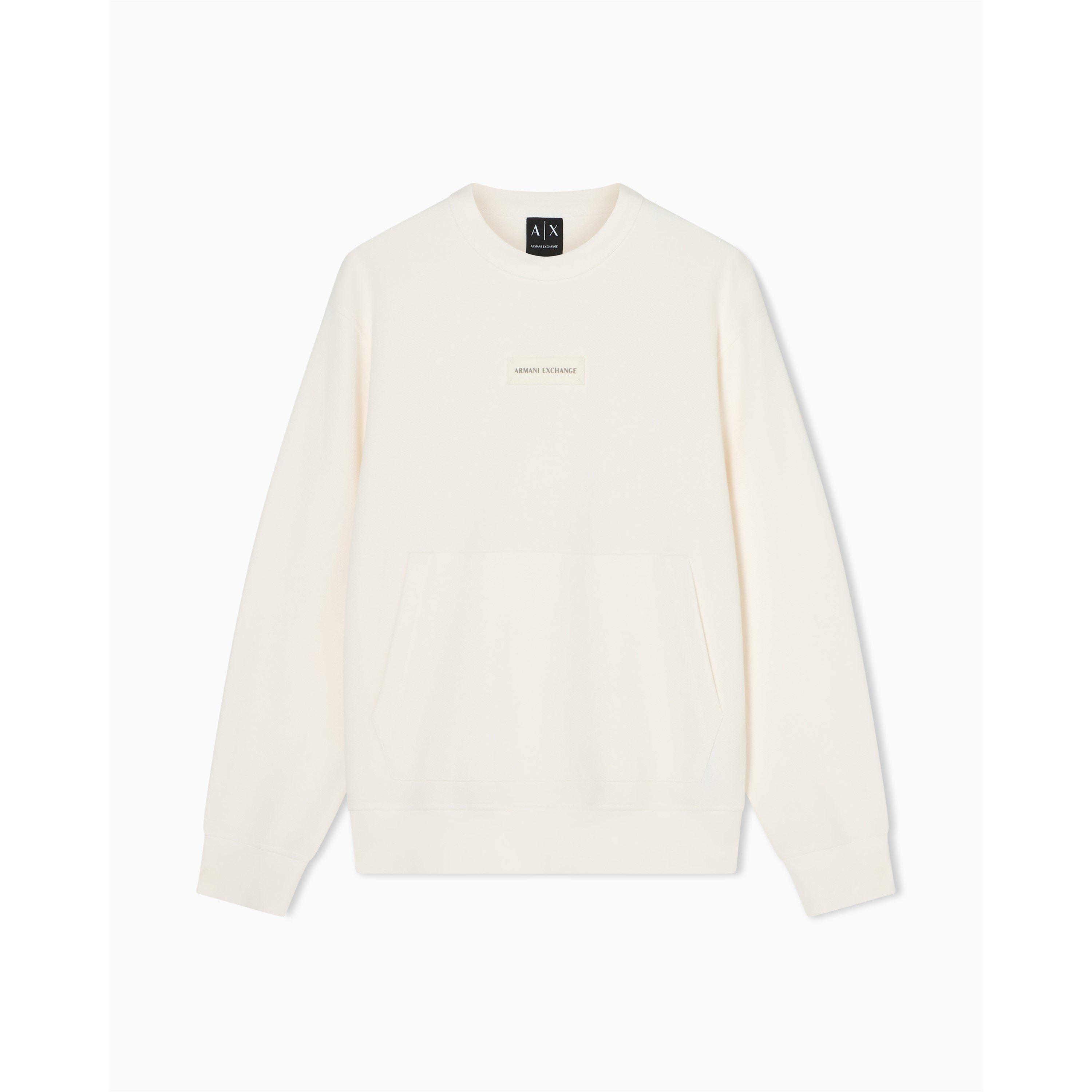 Armani Exchange Men's Crew Sweatshirt - Cream - XL