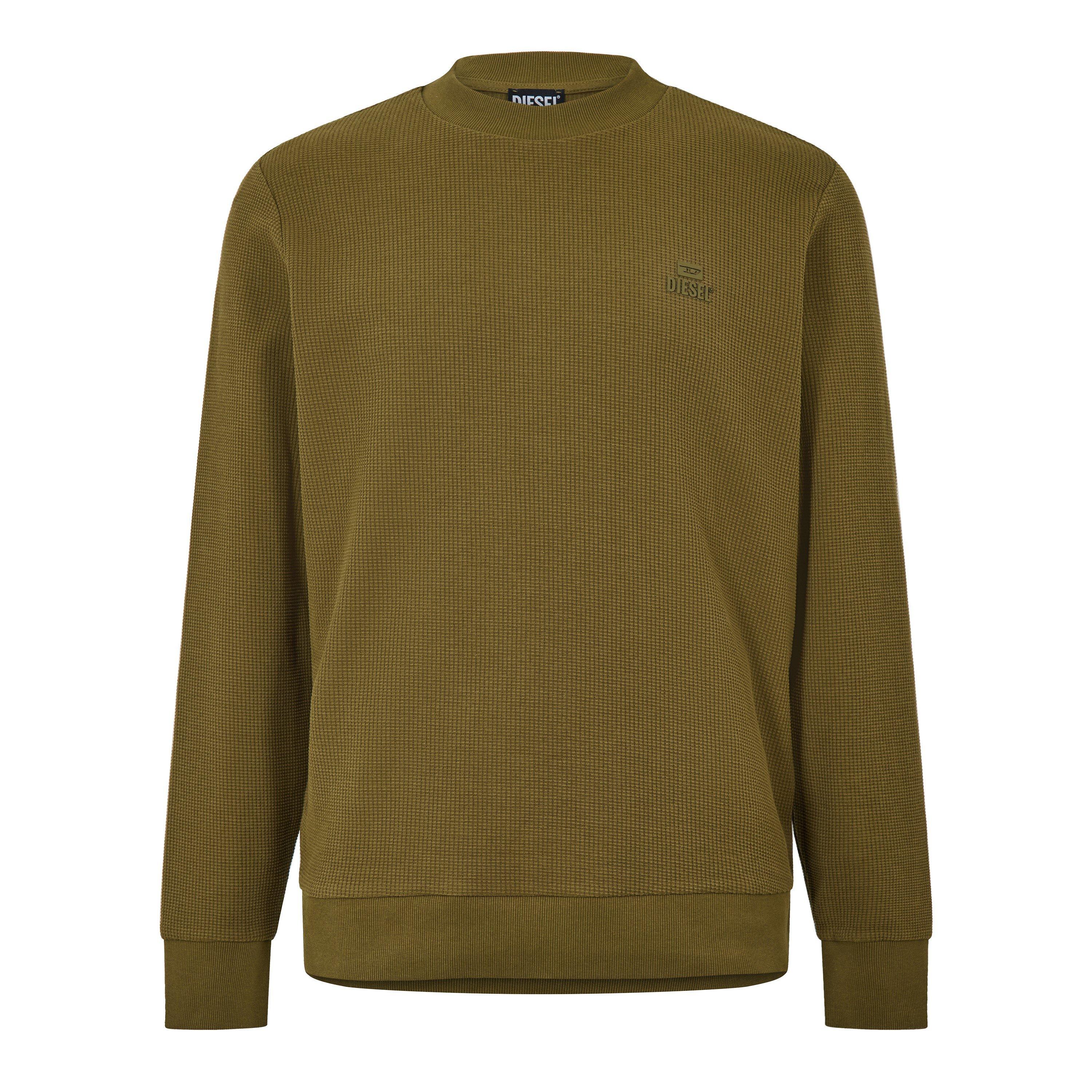 Diesel Men's Pewter Crew Sweatshirt - Brown - S