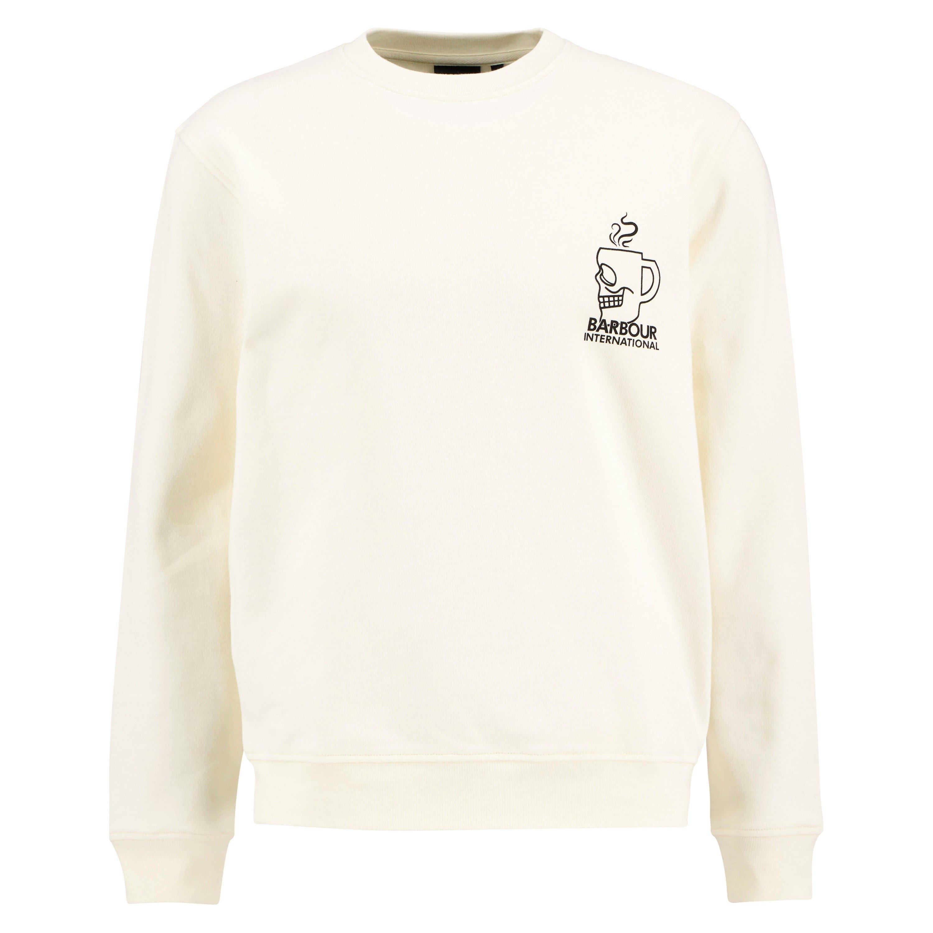 Whspr Wht WH32 - Barbour International - Mens Staithes Graphic Sweatshirt - 1