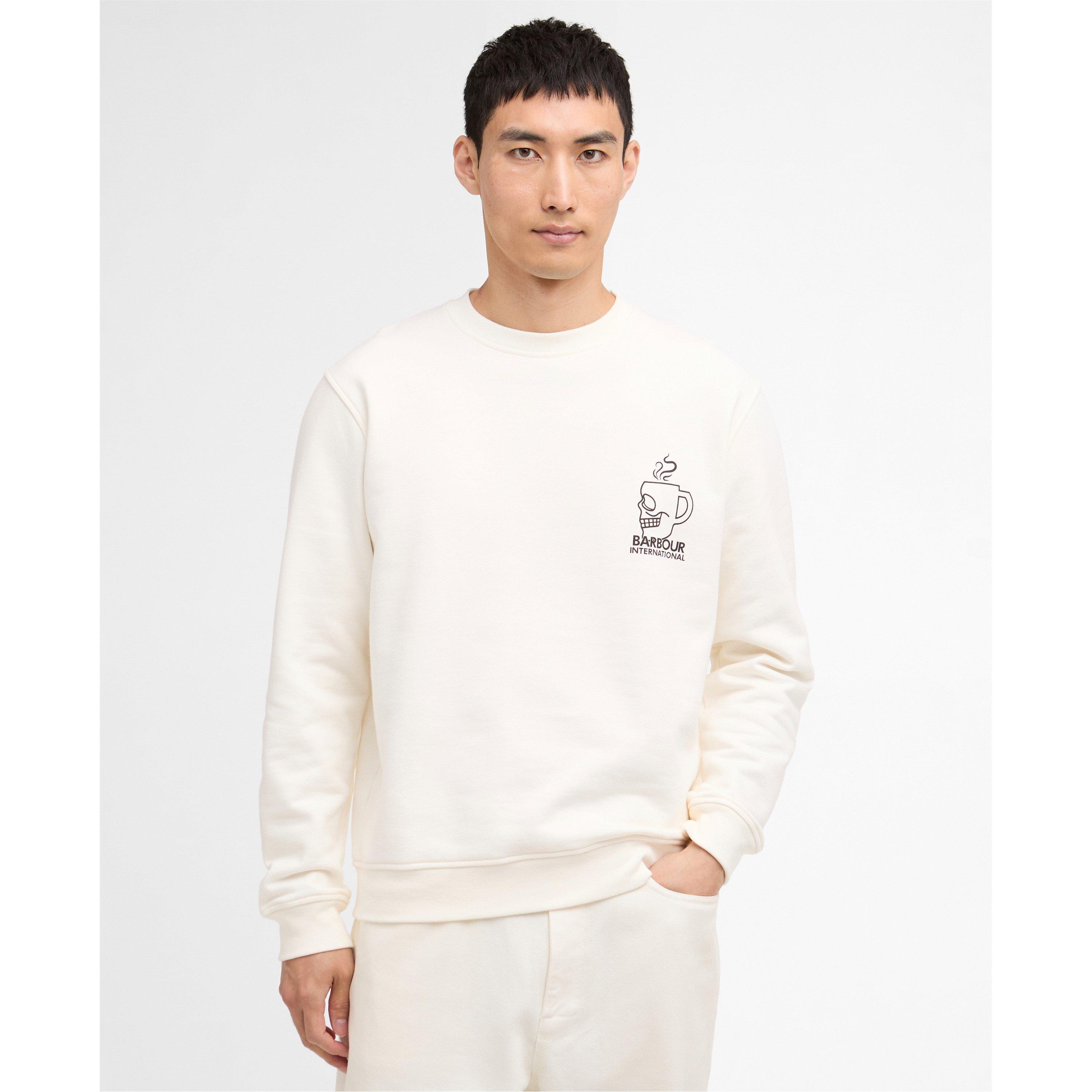 Whspr Wht WH32 - Barbour International - Mens Staithes Graphic Sweatshirt - 2