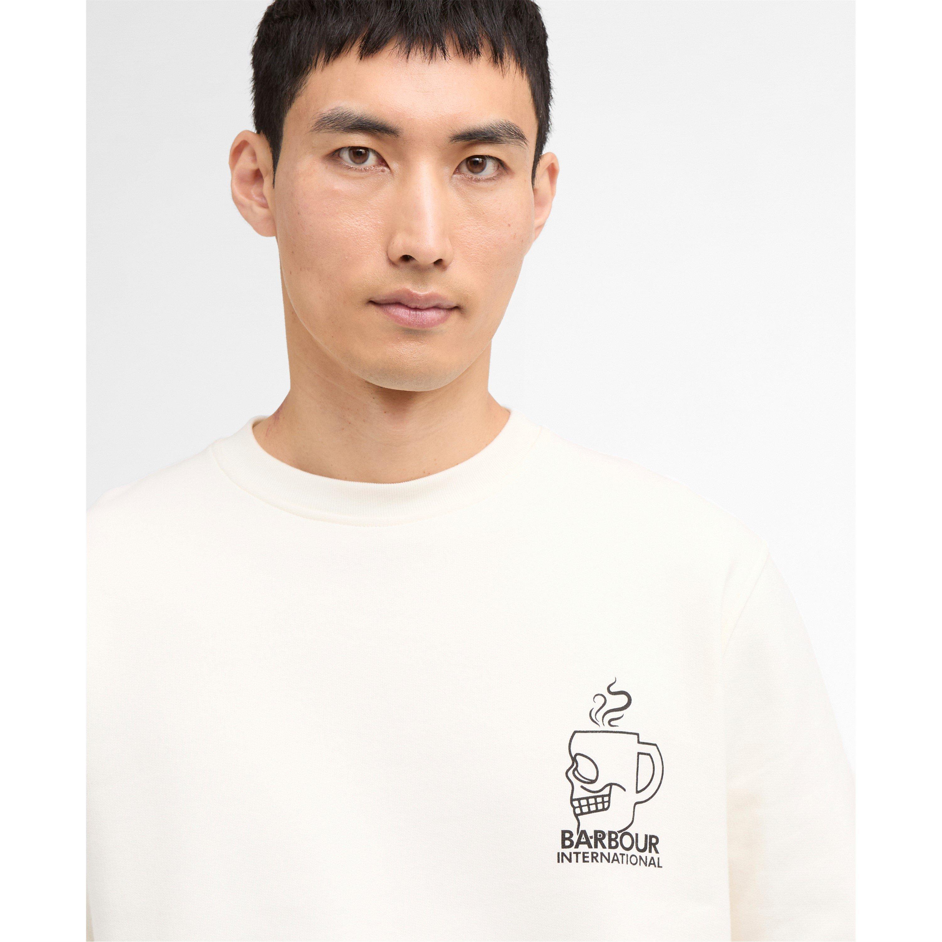 Whspr Wht WH32 - Barbour International - Mens Staithes Graphic Sweatshirt - 4