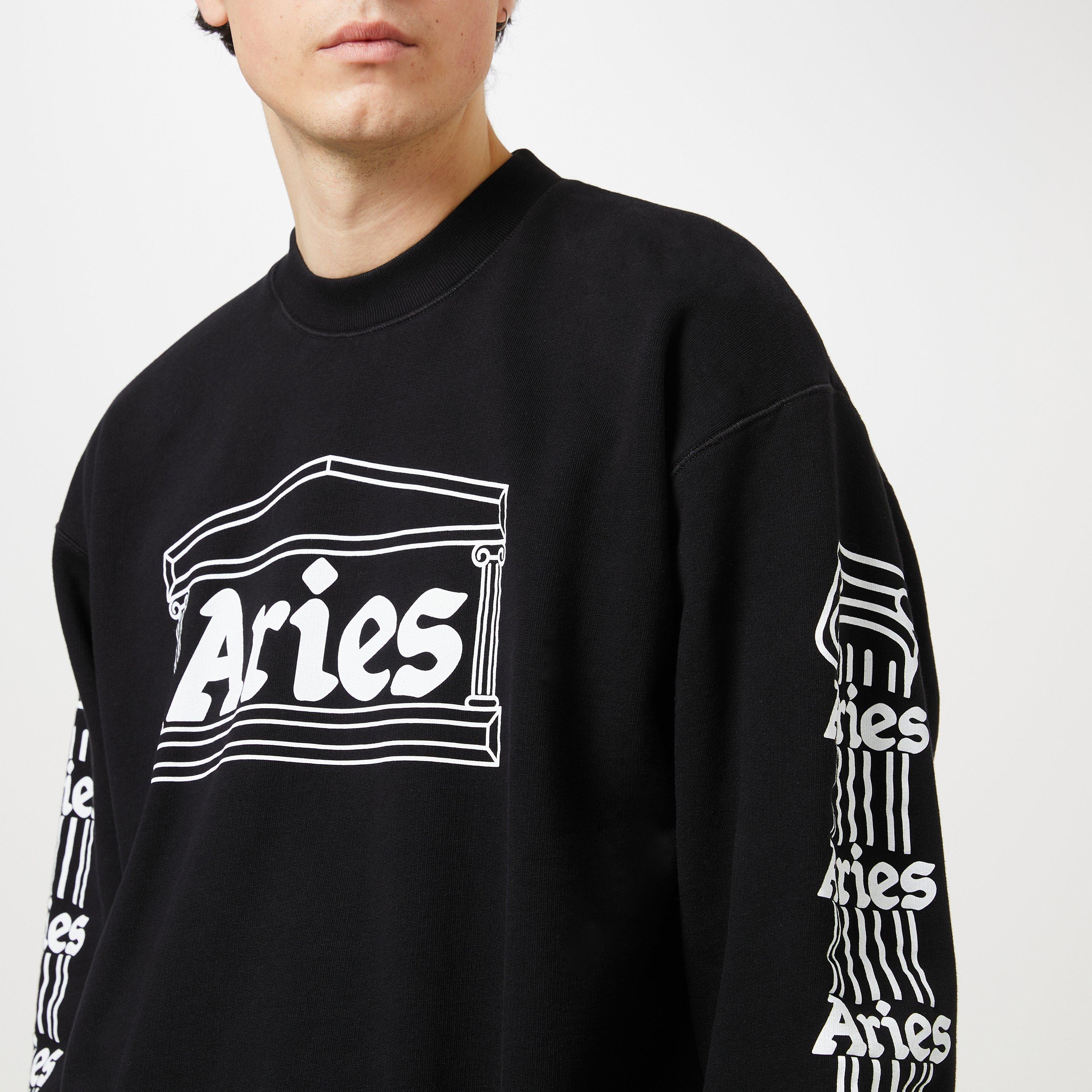 Black - Aries - Column Sweatshirt - 4