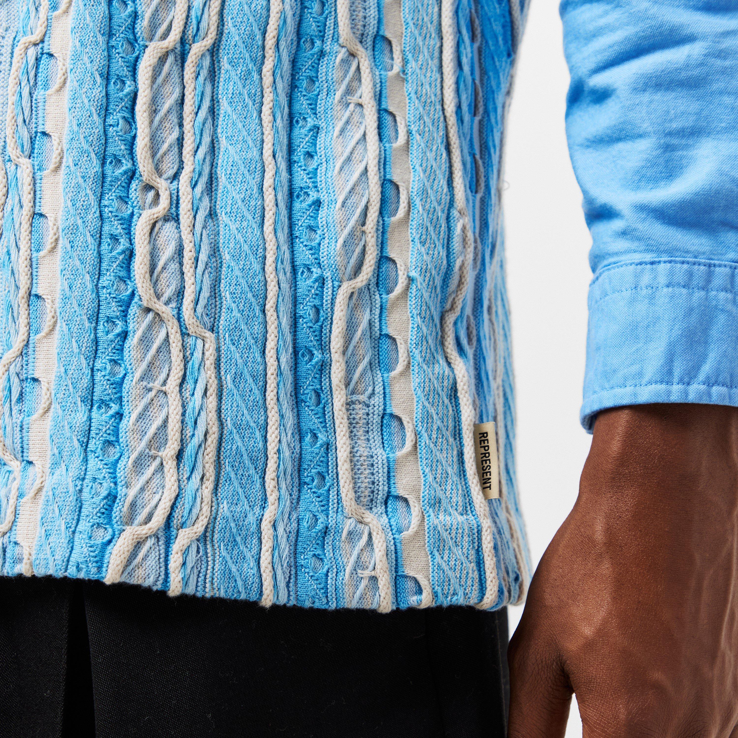 Powder Blue - Represent - Men's Crew Sweater - 5