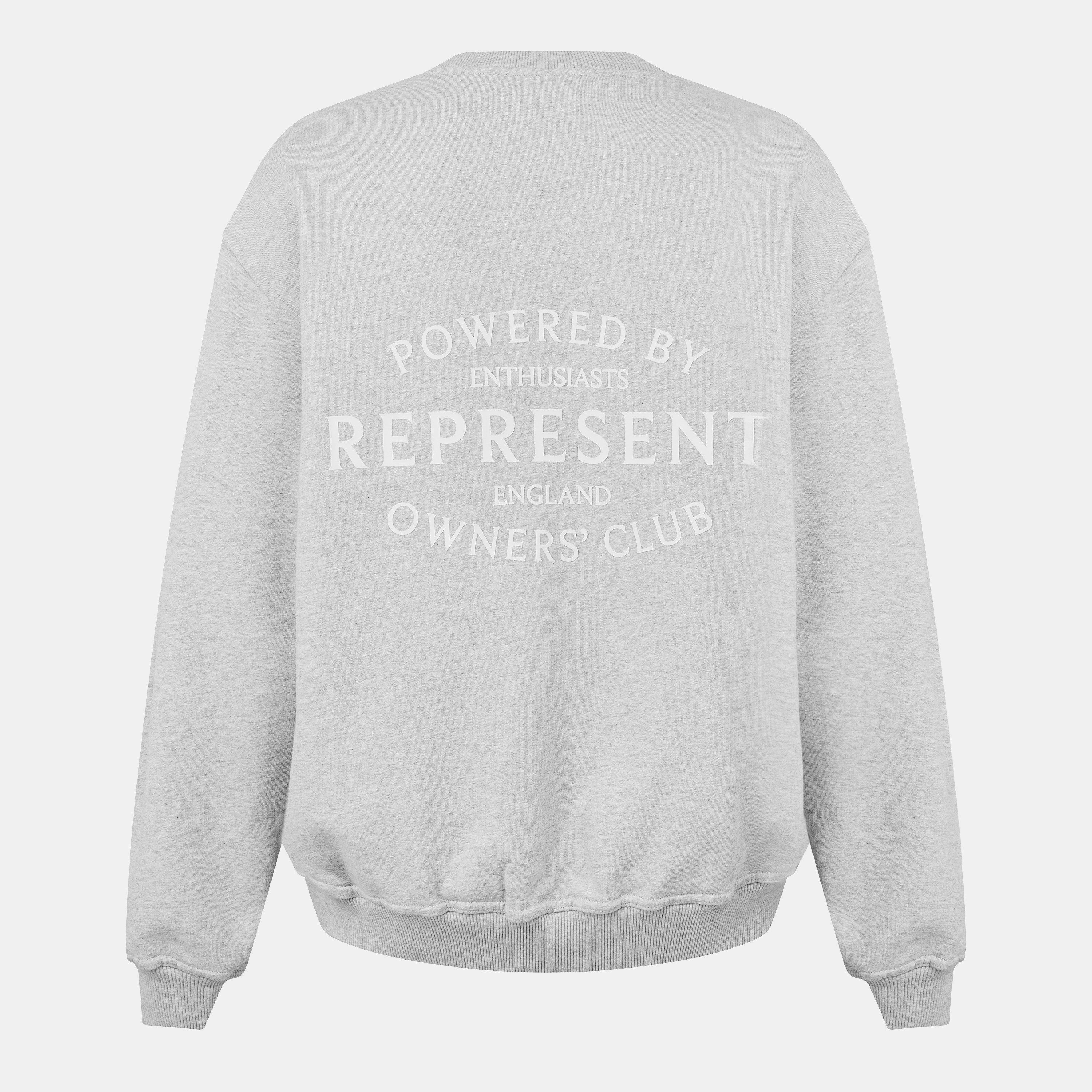 Ash Grey - Represent - Men's Contemporary Crew Sweatshirt - 2