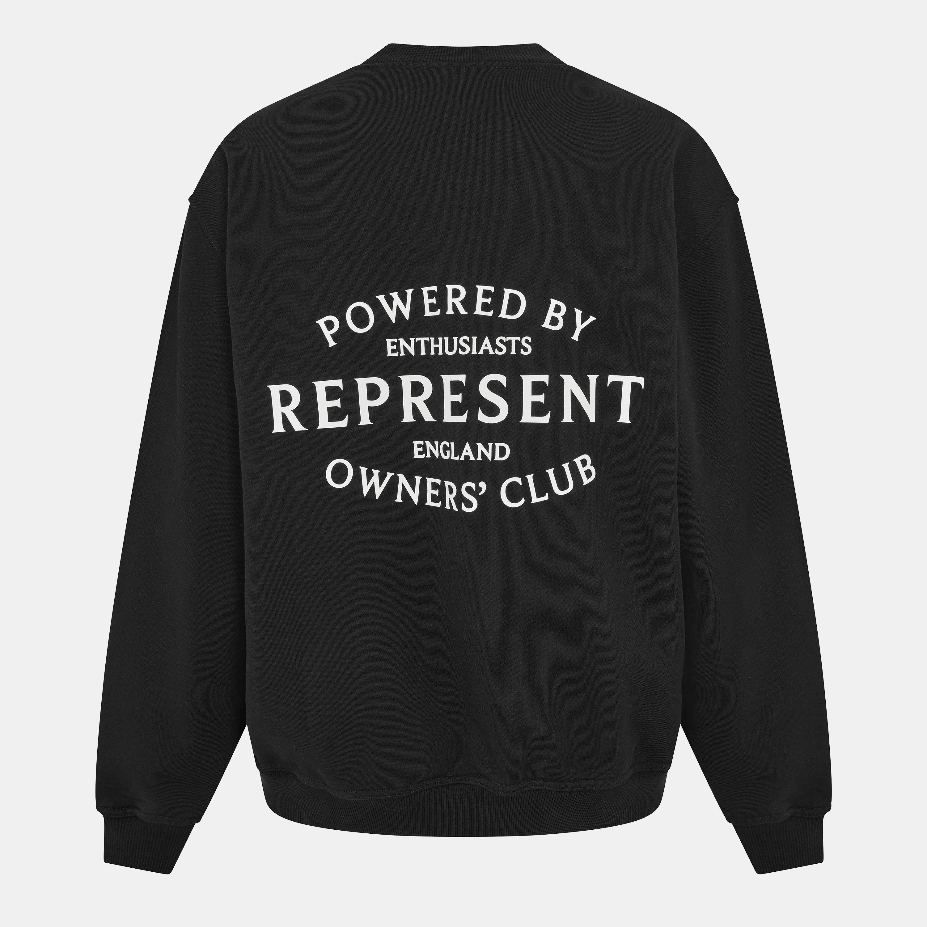 Jet Black - Represent - Men's Crew Sweater - 2