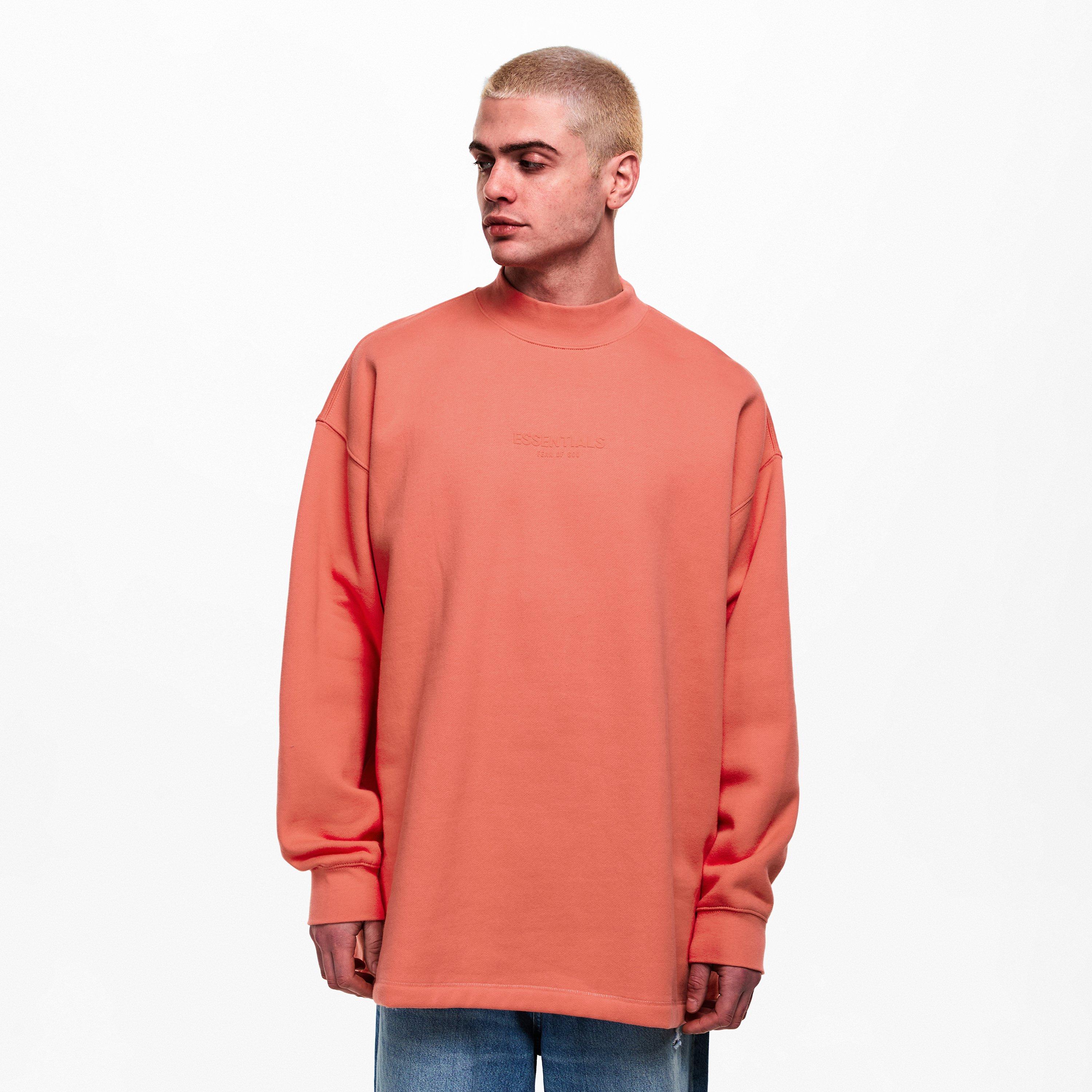 Coral - Fear Of God Essentials - Men's Crew Sweatshirt - 3