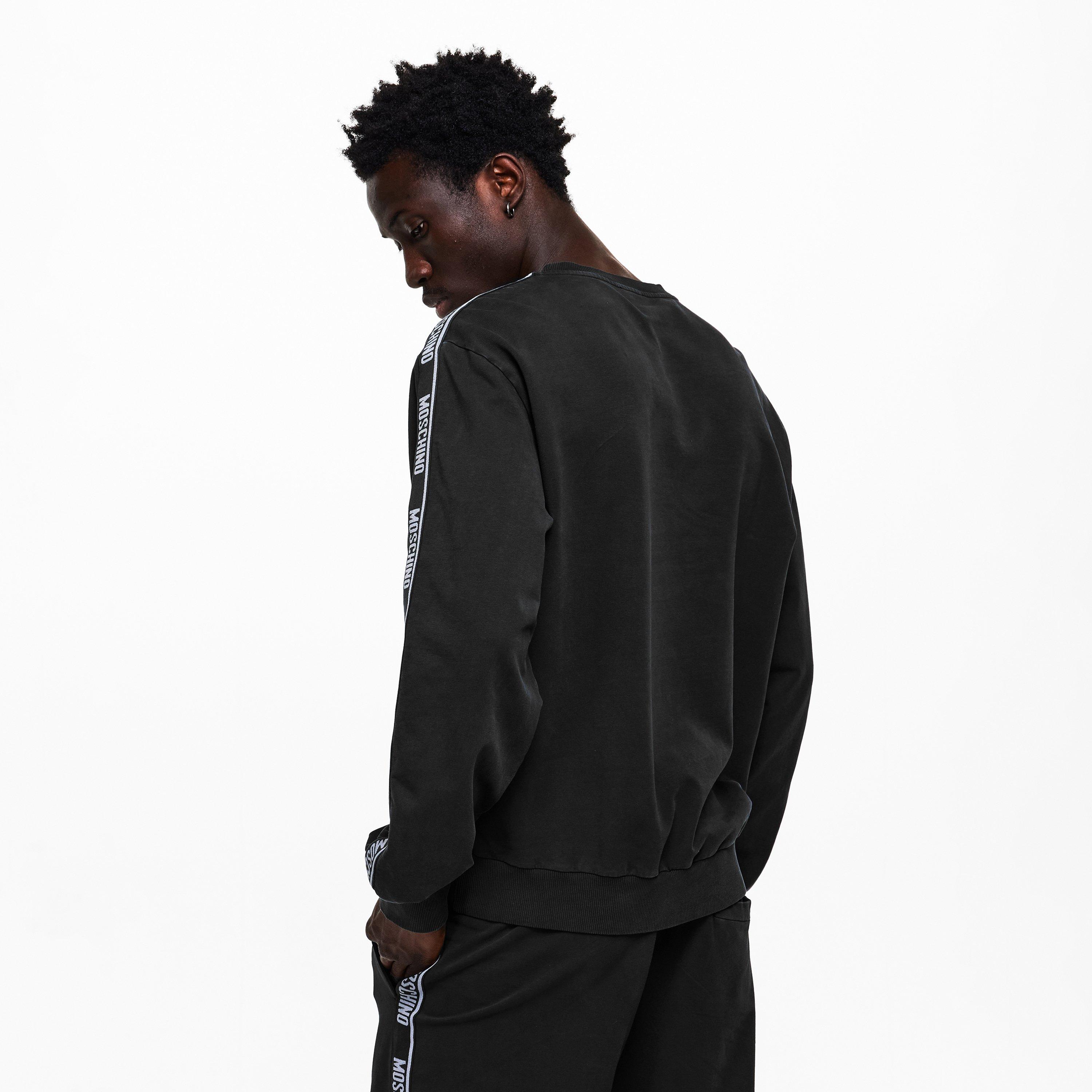 Black - Moschino - Men's Crew Sweatshirt - 4