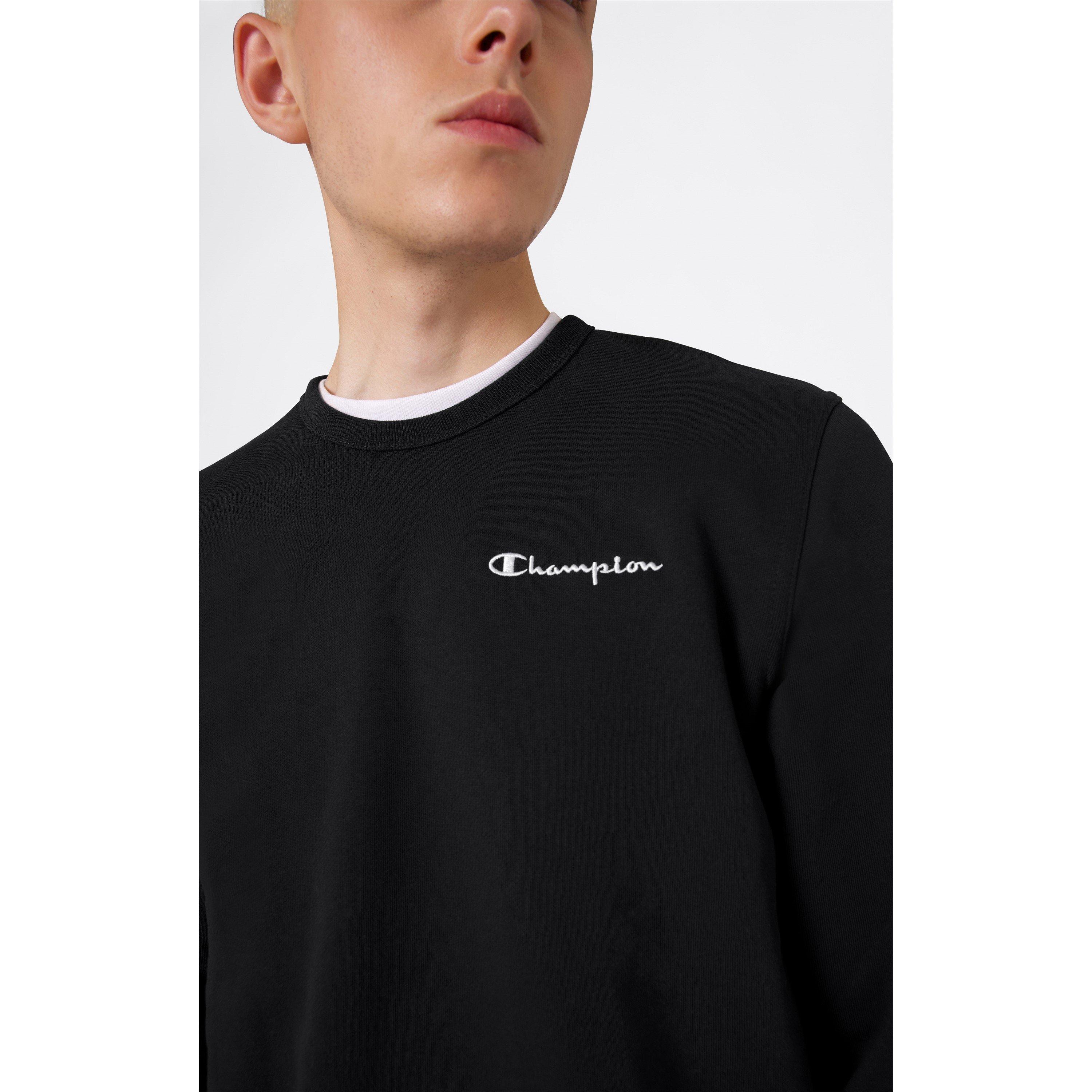 Black - Champion - Icons Fleece Crewneck Sweatshirt - 4