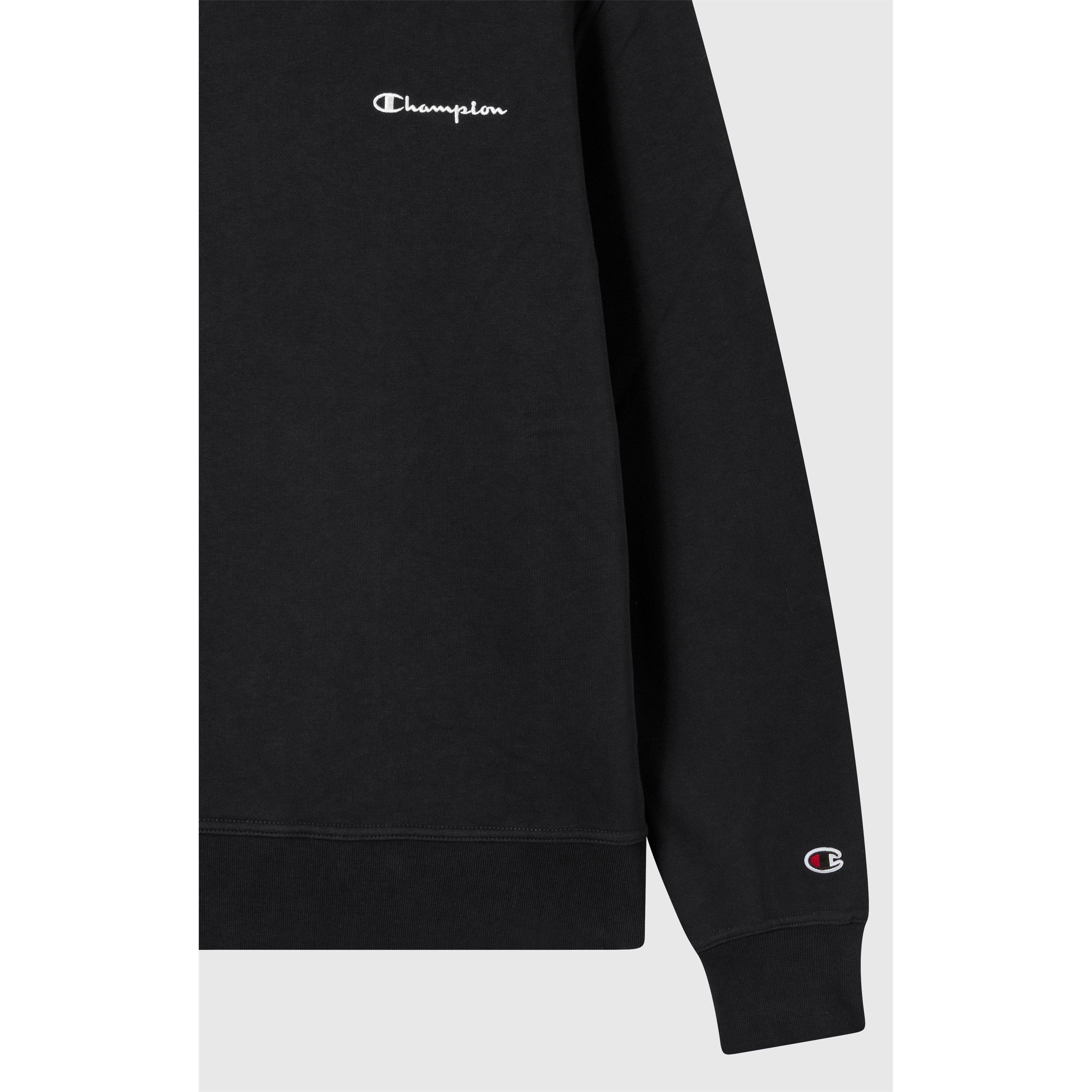 Black - Champion - Icons Fleece Crewneck Sweatshirt - 6