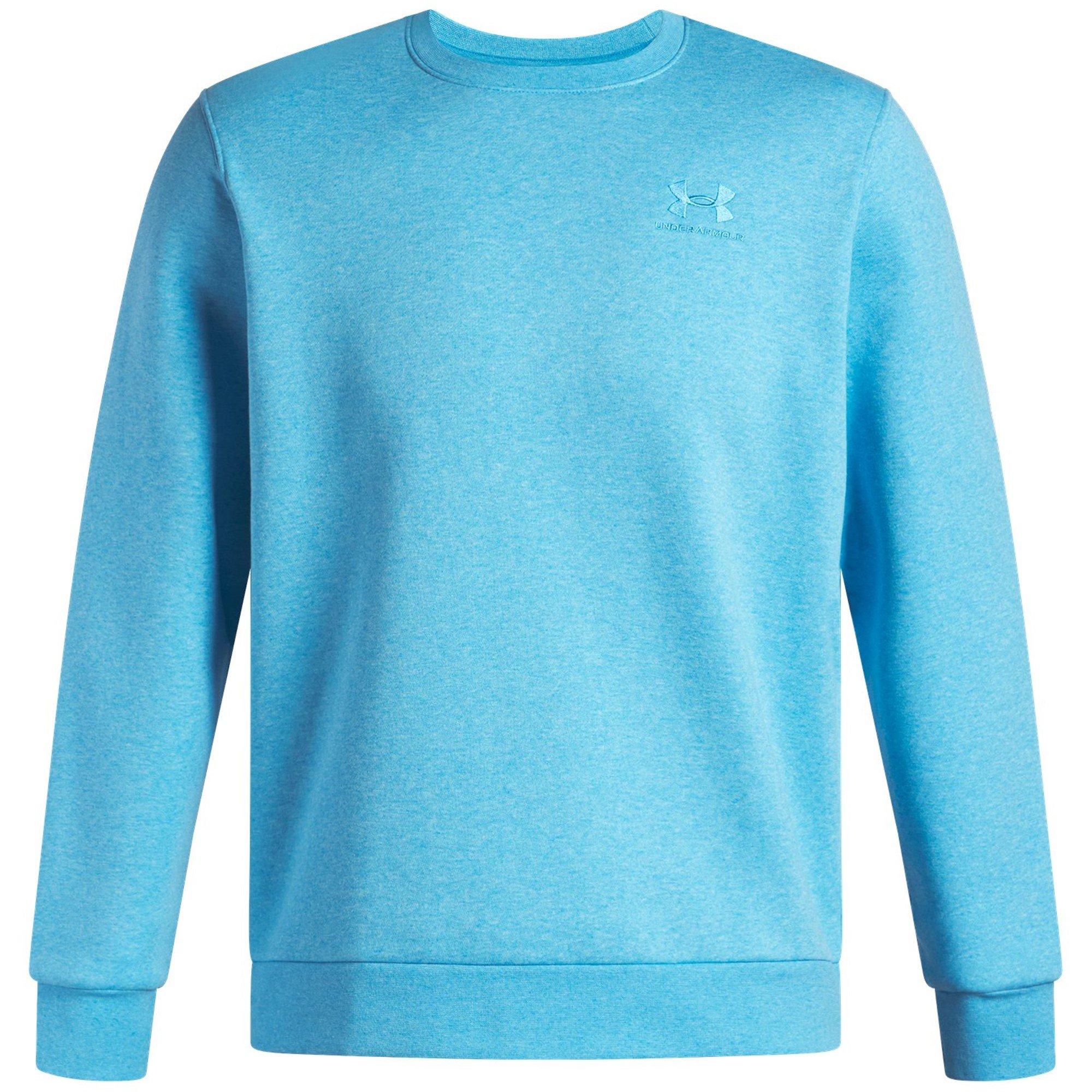 Under Armour Men's Icon Fleece Crew Sweatshirt - Blue - M