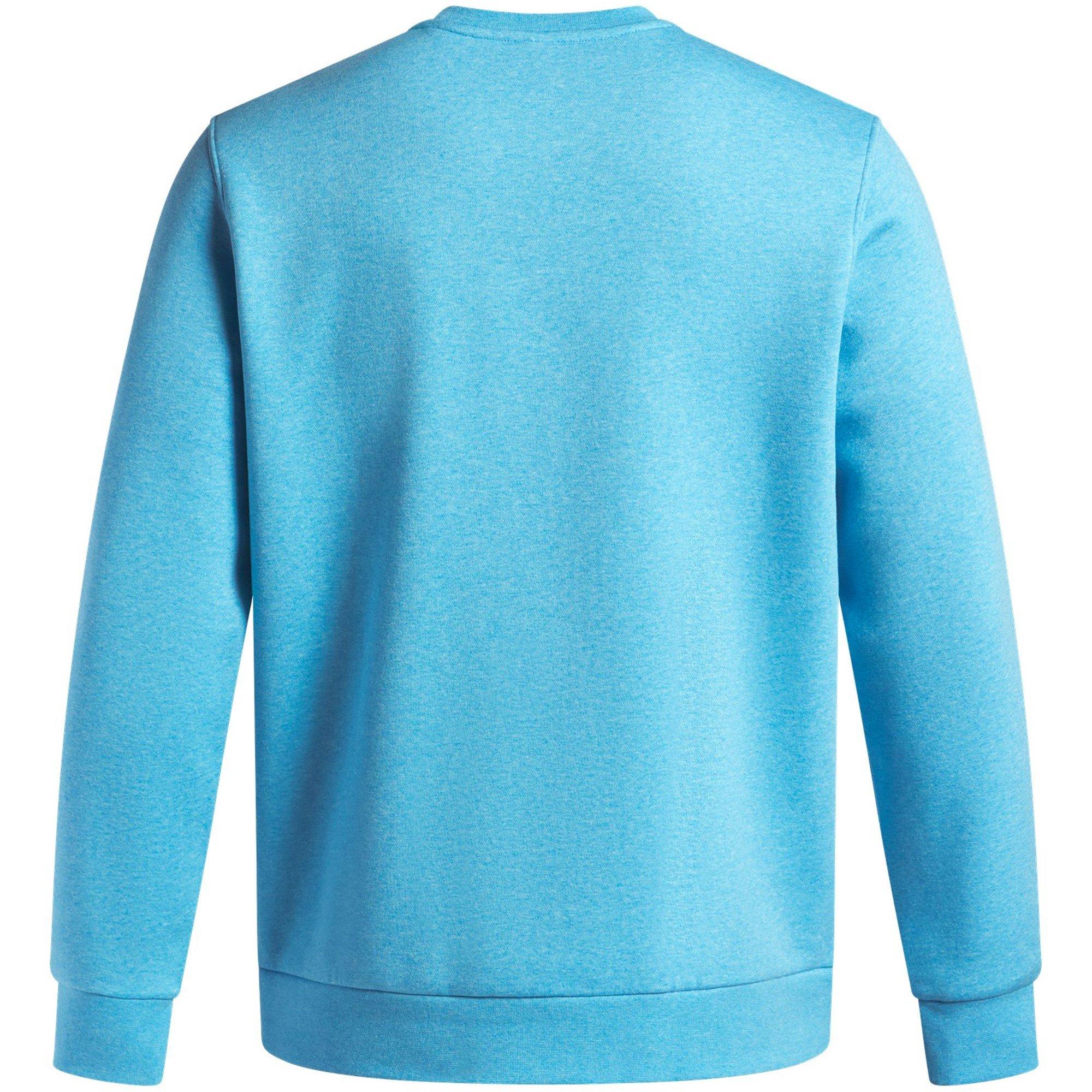 Blå - Under Armour - Icon Fleece Crew Sn99 - 2