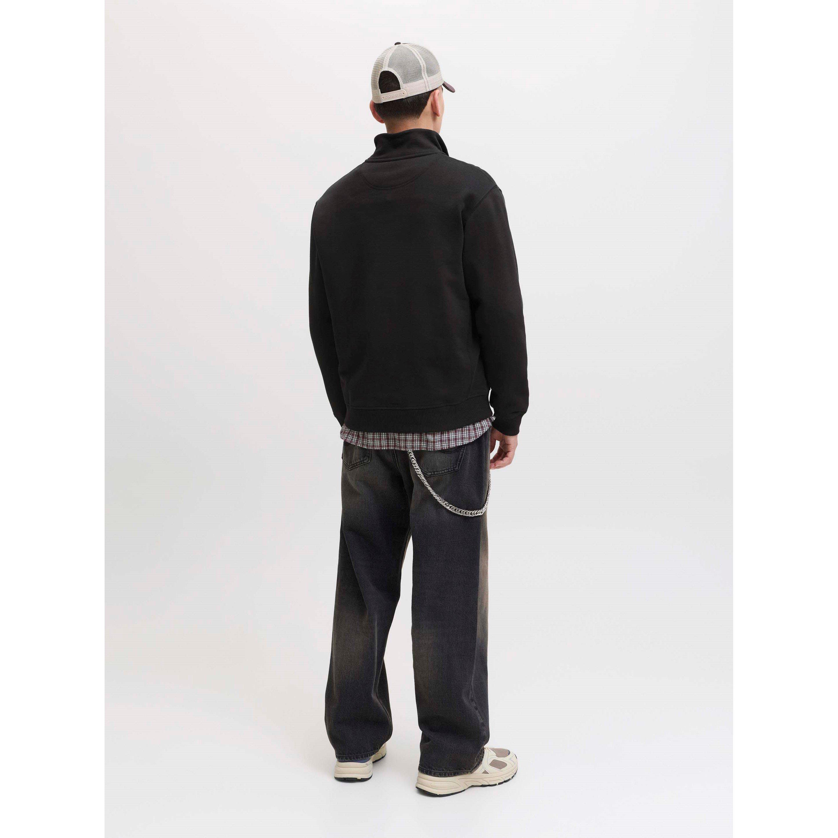 Black - Jack and Jones - Norrebro High Neck Sweat Mens - 3