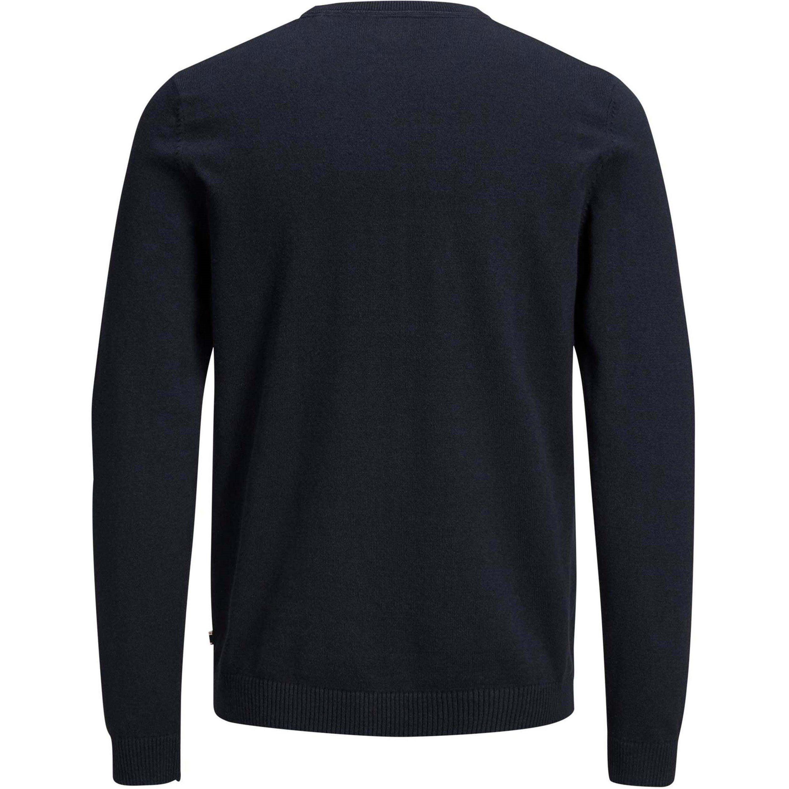 Navy Blazer - Jack and Jones - Jack Basic Crew Knit Plus Size Mens - 2