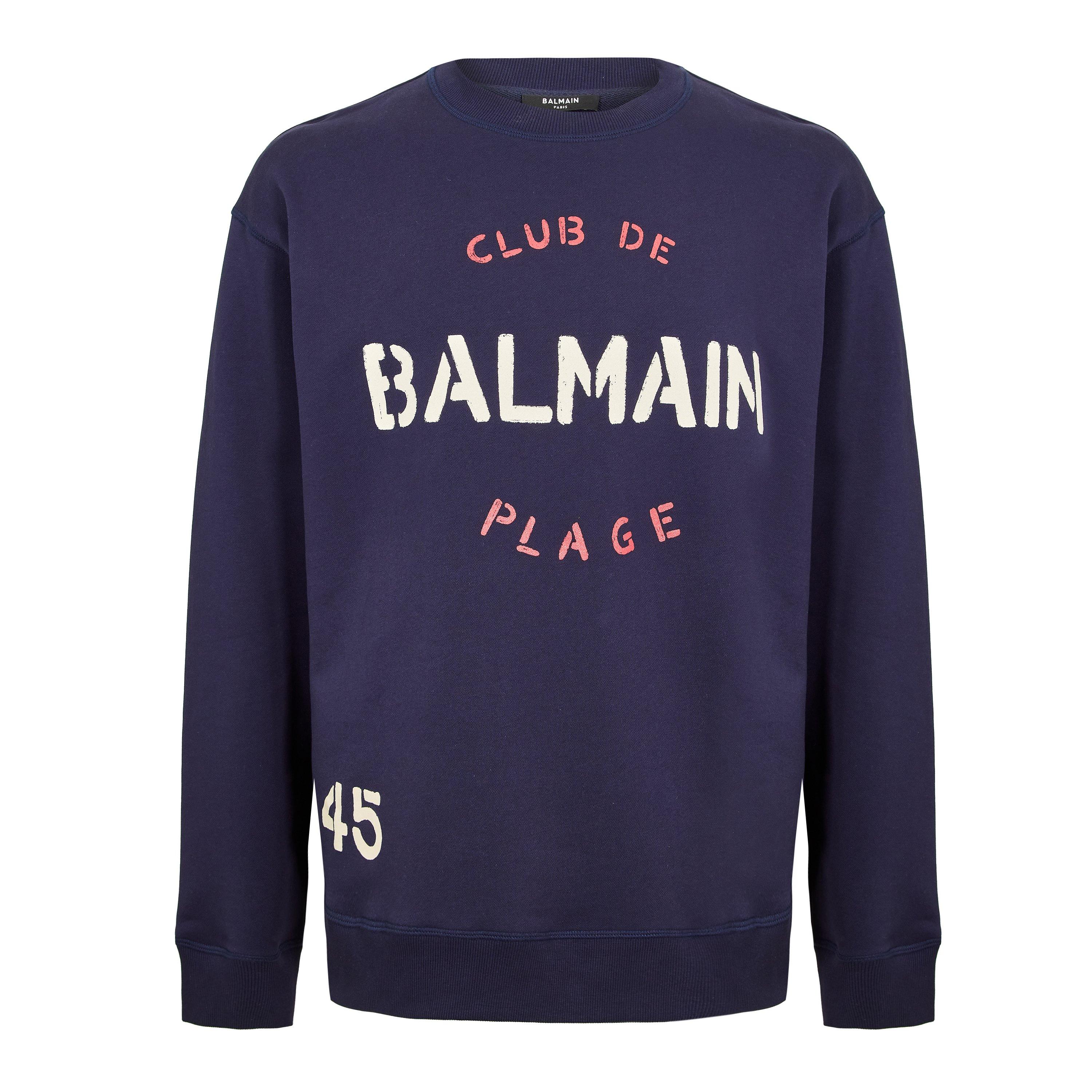 Navy - Balmain - Balmain Club 45 Crew Sn62